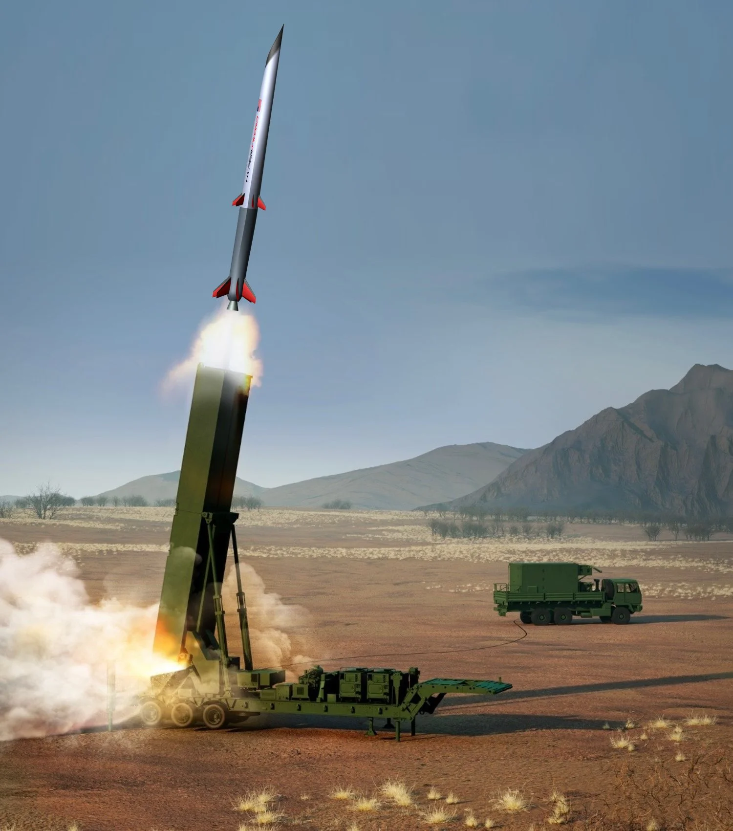 HYPERSWORD ground launch hypersonic missile TEL launching. [GNK, 2025.11.03 TSI].jpg