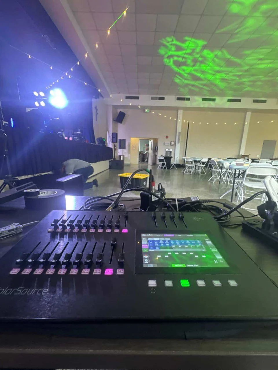 Lighting Tech board For Private Event