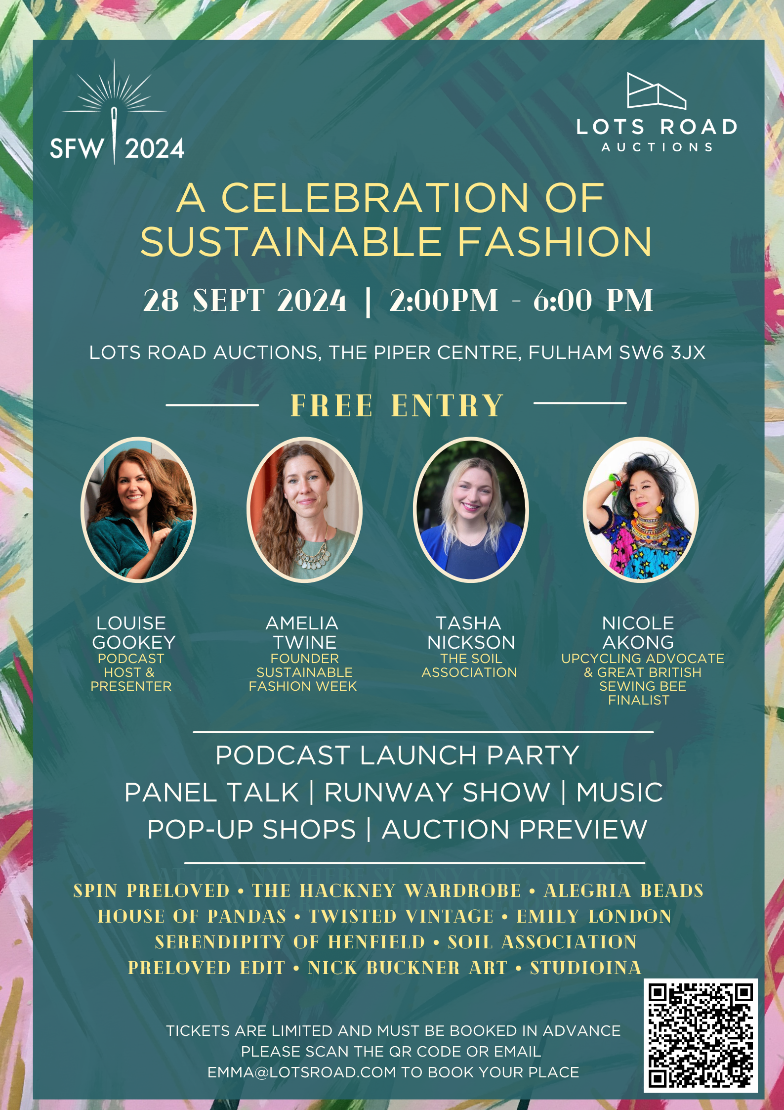 A CELEBRATION OF SUSTAINABLE FASHION WITH LOTS ROAD AUCTIONS