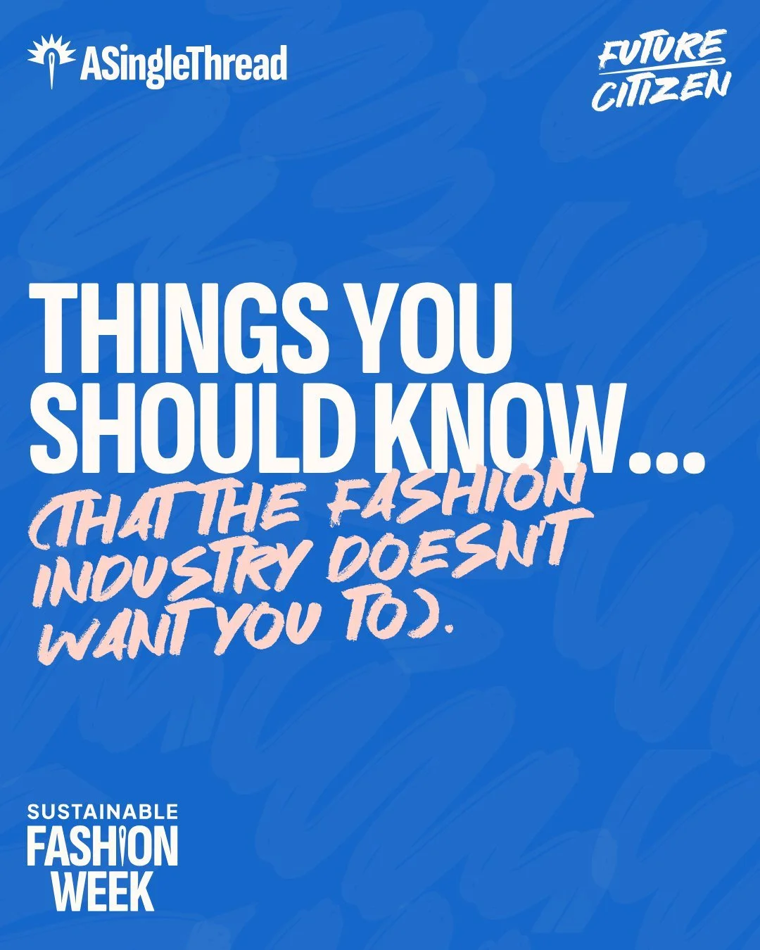 What looks cool, sexy and accessible but is actually a dirty, damaging mess?

You guessed it! The fast-fashion industry is one of the most destructive industries in the world. From poisoning our bodies and our water systems, forcing people to work in