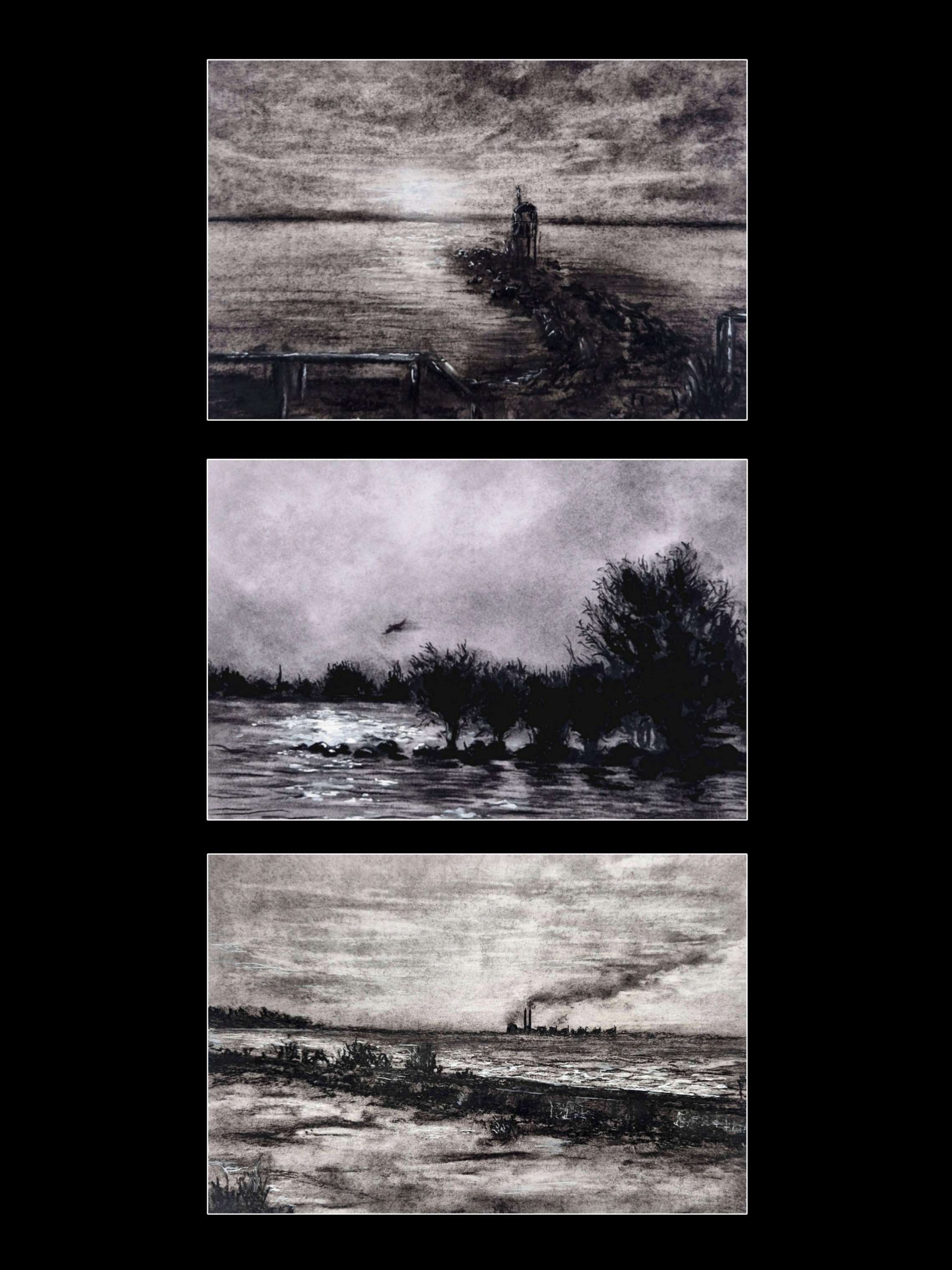 Nikopol. 21cm × 30cm. Charcoal and chalk.