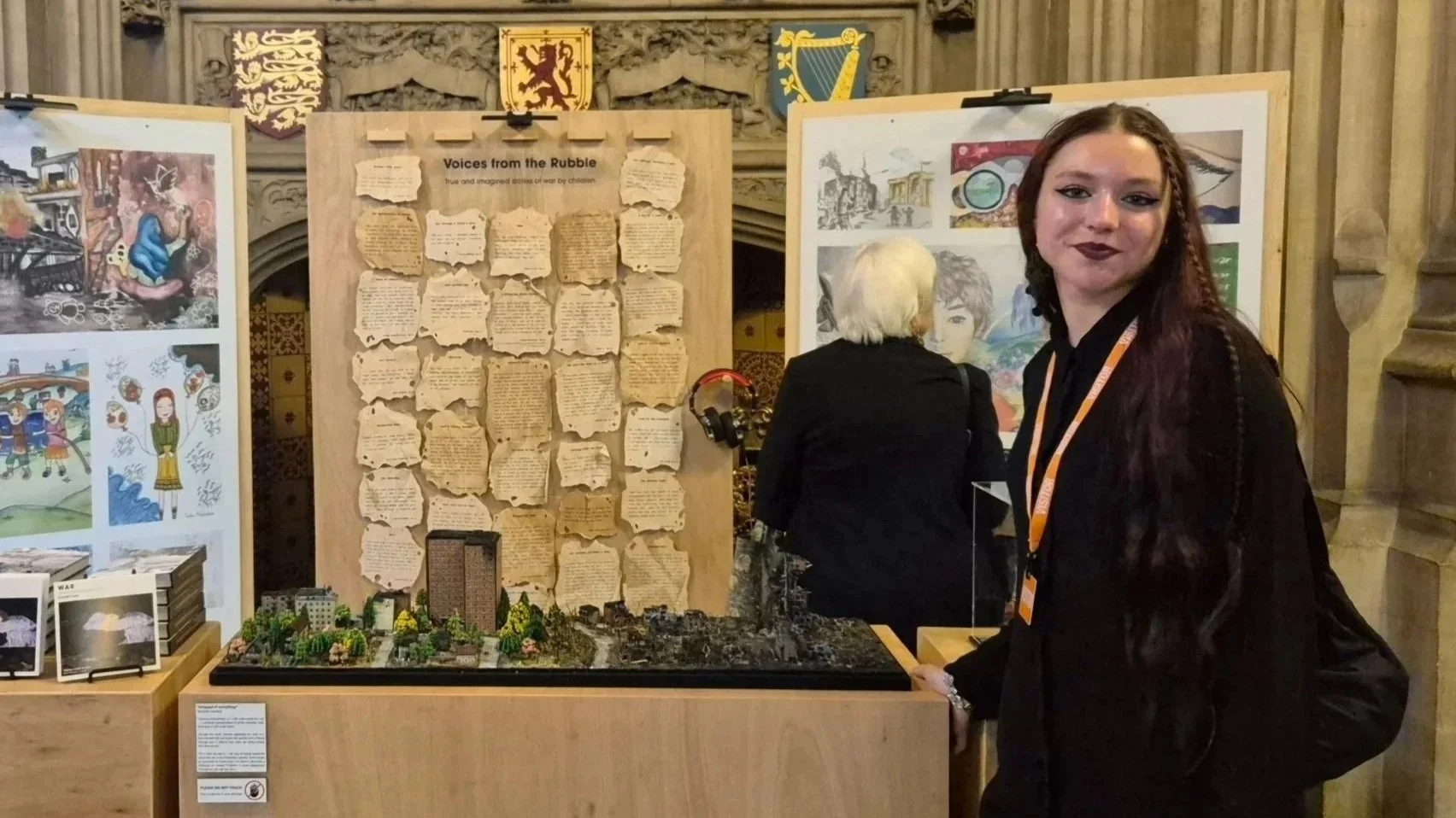 "War Through Children's Eyes" Exhibition at Palace Of Westminster