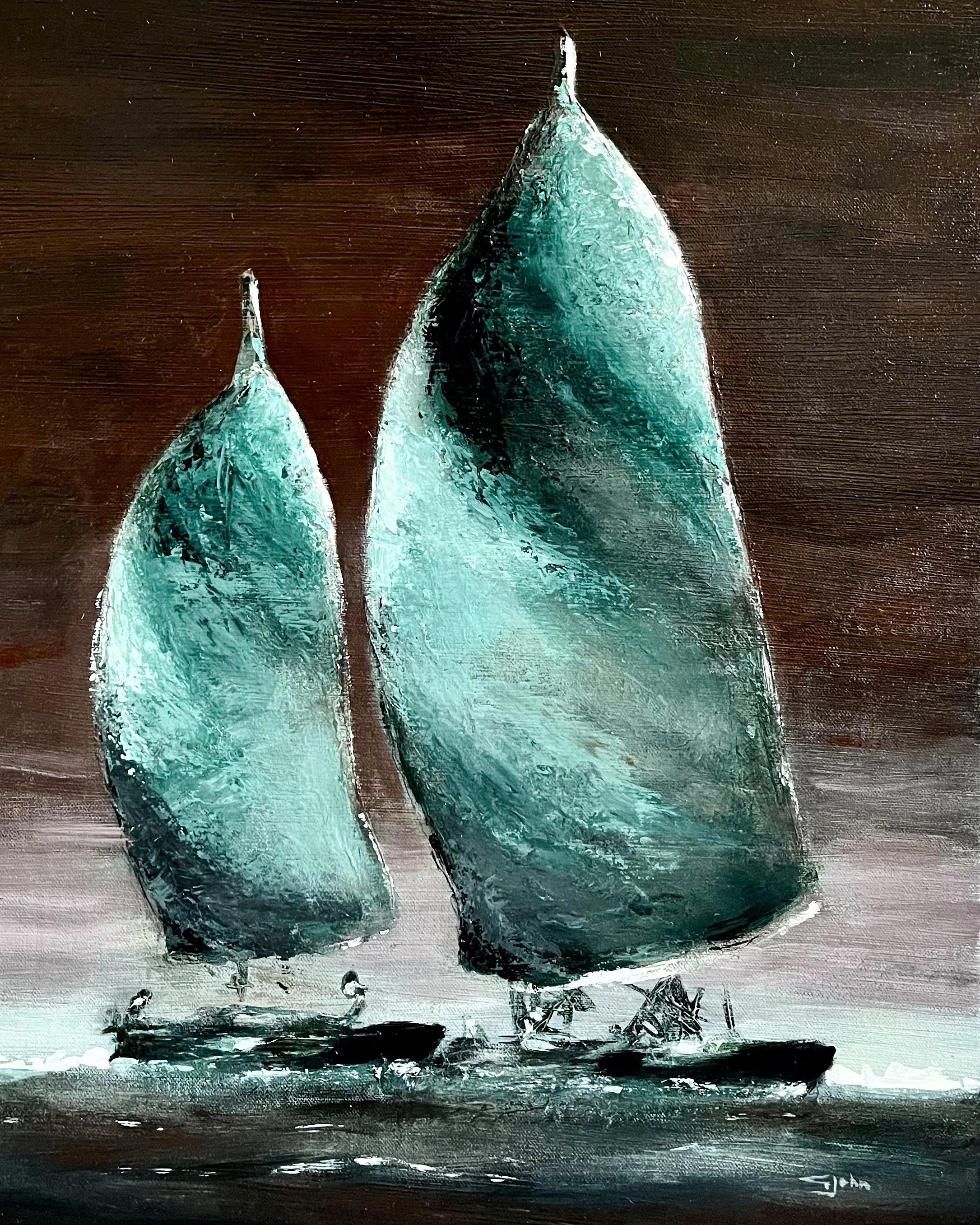 Running Before the Wind (Print)