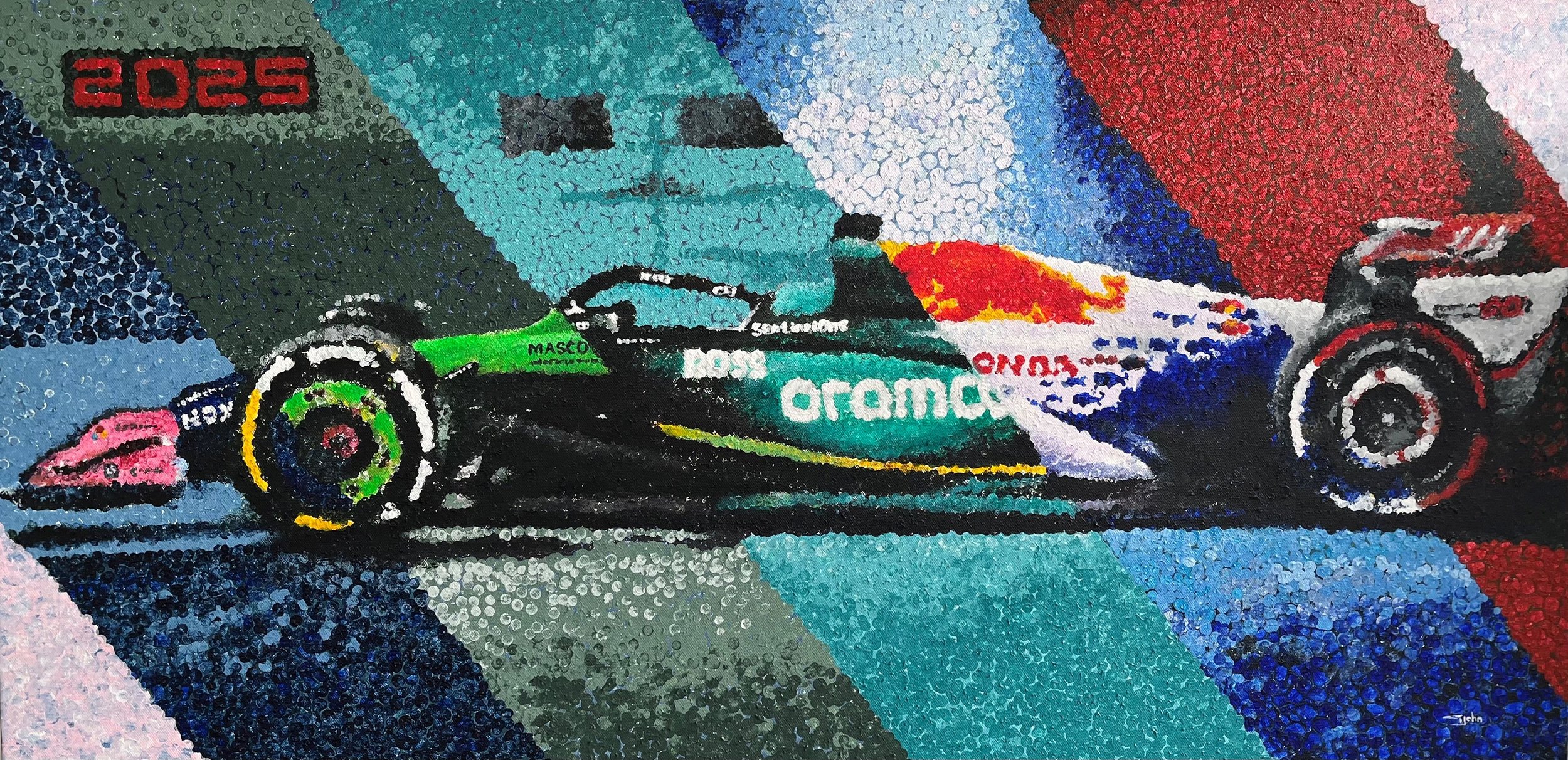 F1 2025 Bottom 5 Constructors (Print)