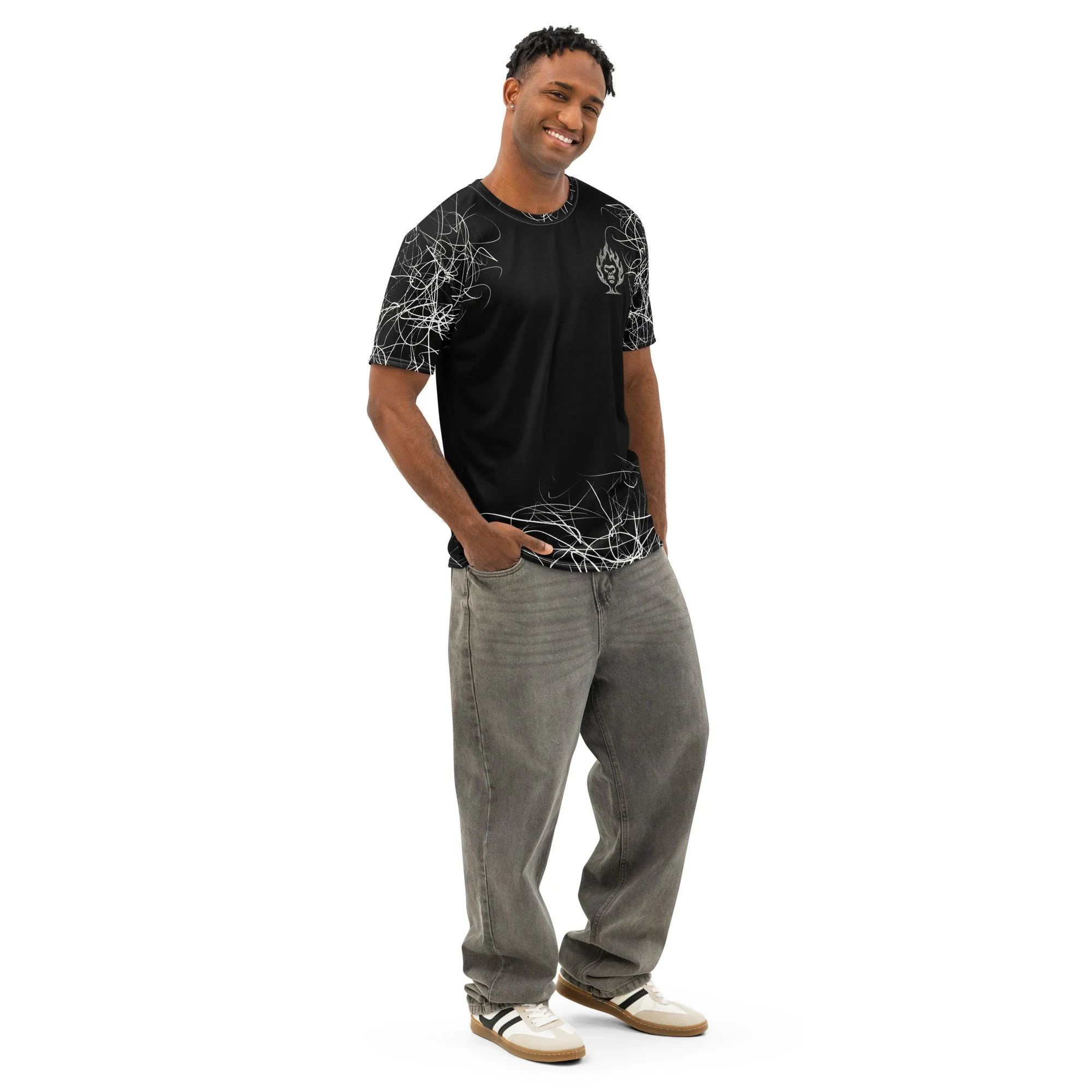 Sacred Scribbles Men’s cotton crew neck t-shirt Christian apparel