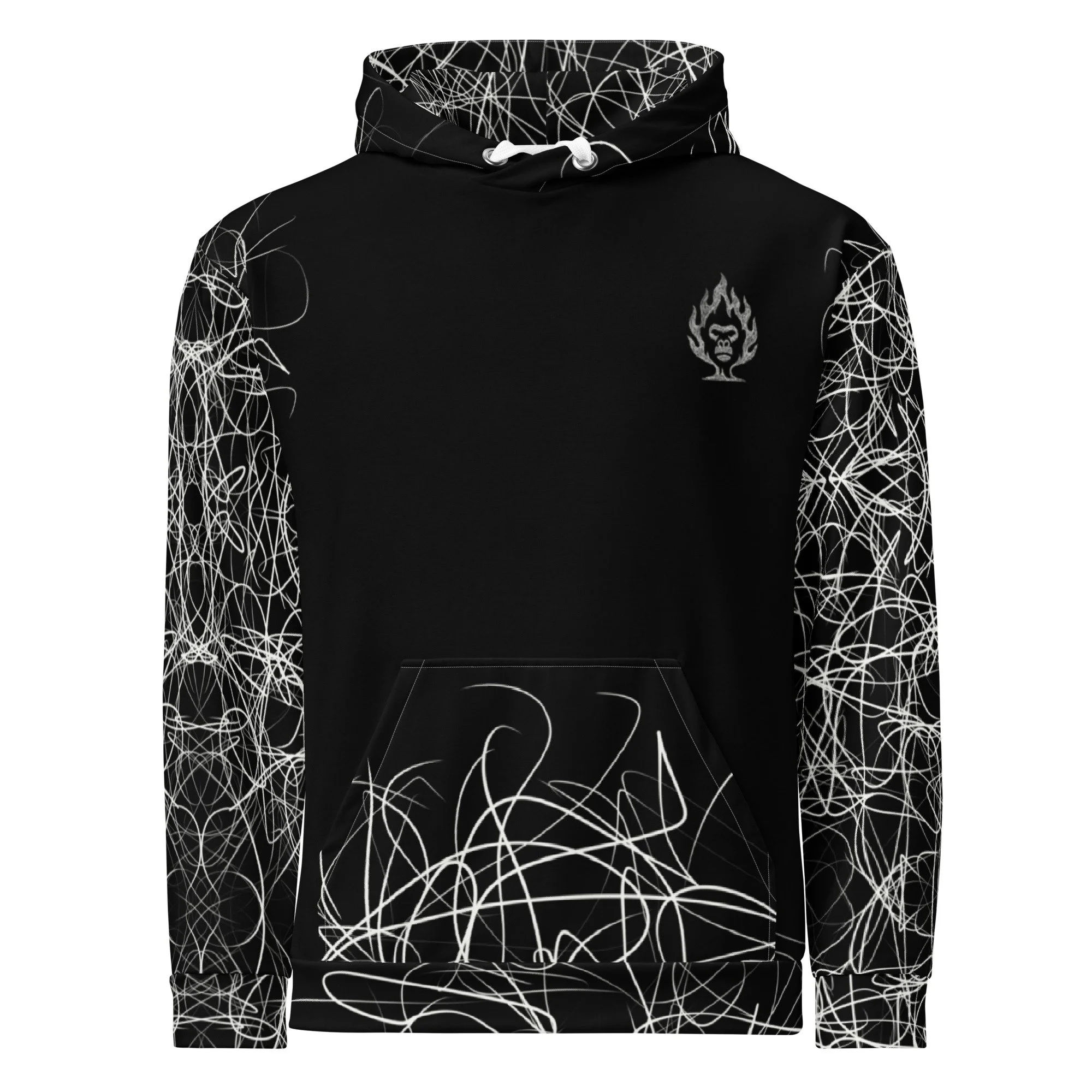 Sacred Scribbles Unisex cotton hoodie Christian apparel