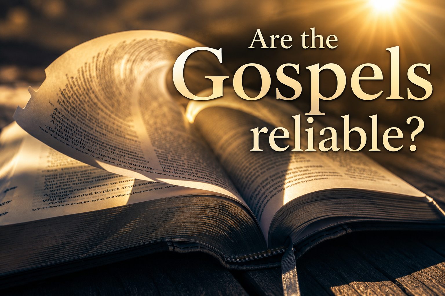 Are the Gospels reliable?