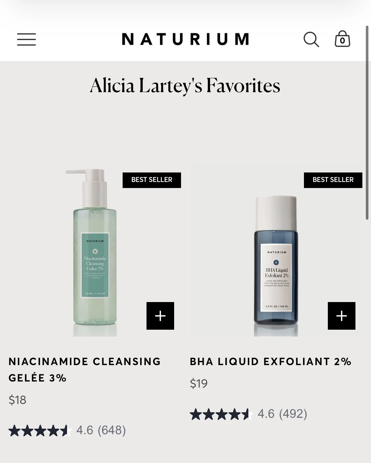  28/08/2024  - Alicia's Naturium Favourites