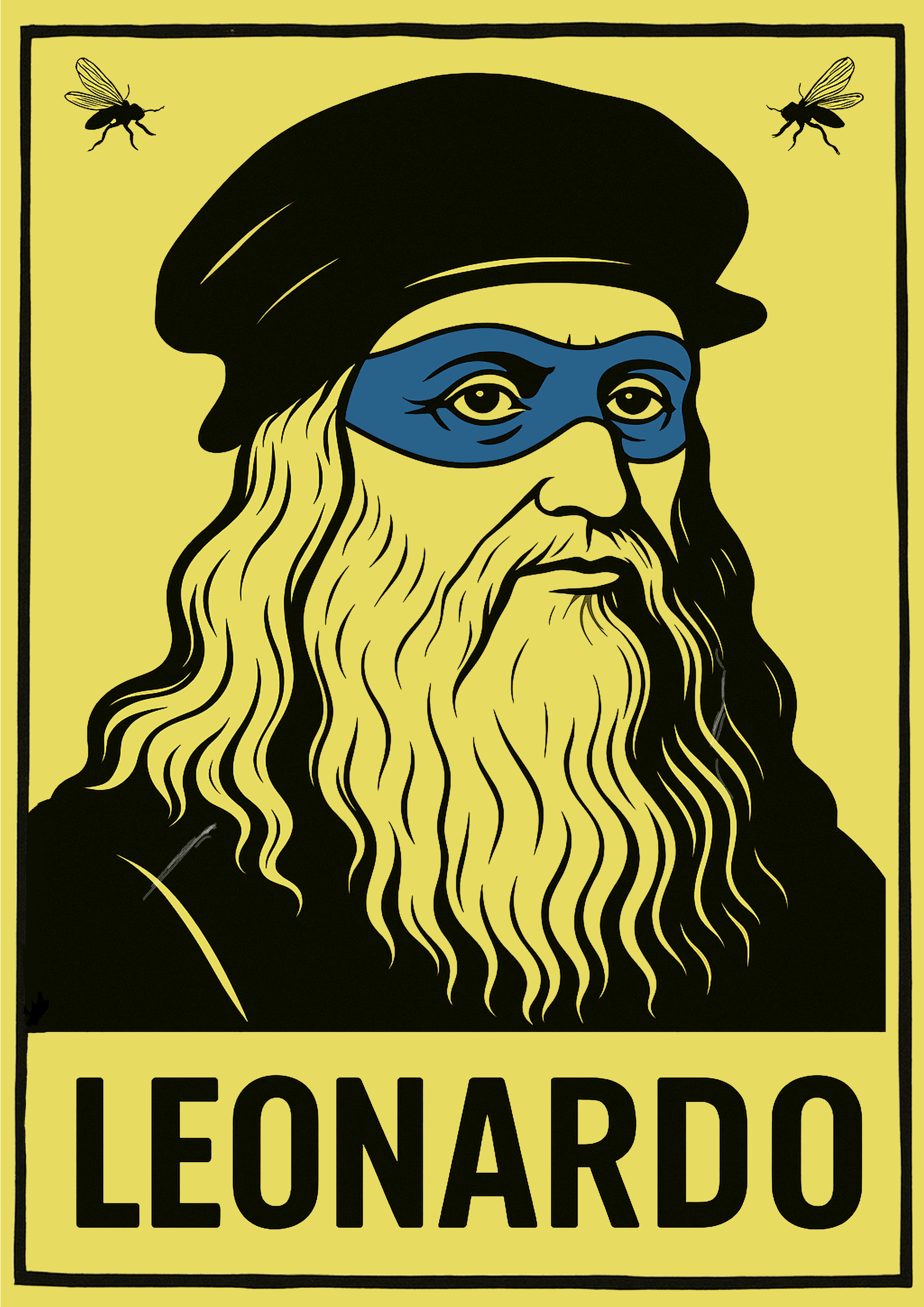 Leonardo Italian Street poster artwork — premium matte giclée print by CAPSIZE