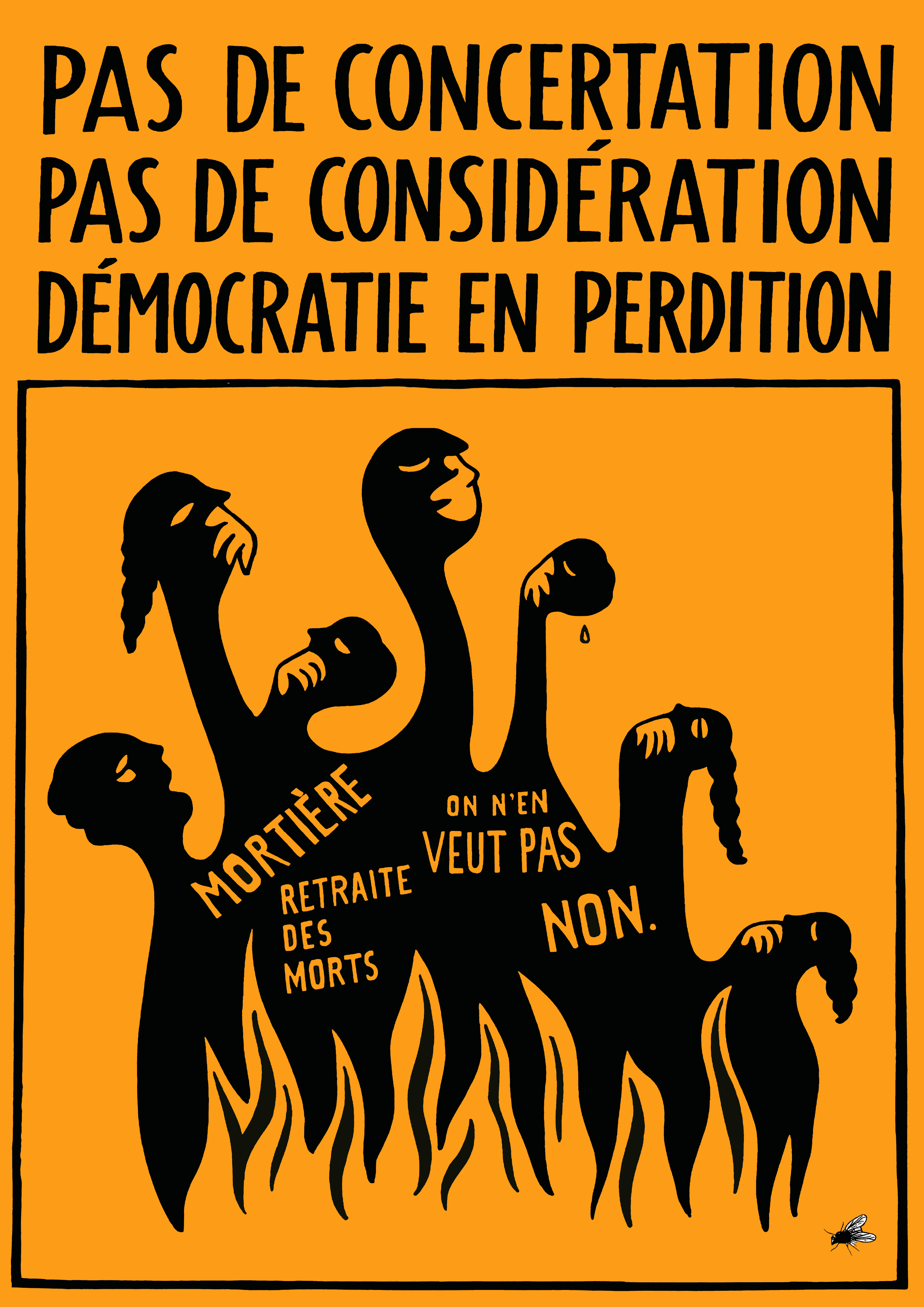 French Protest Poster