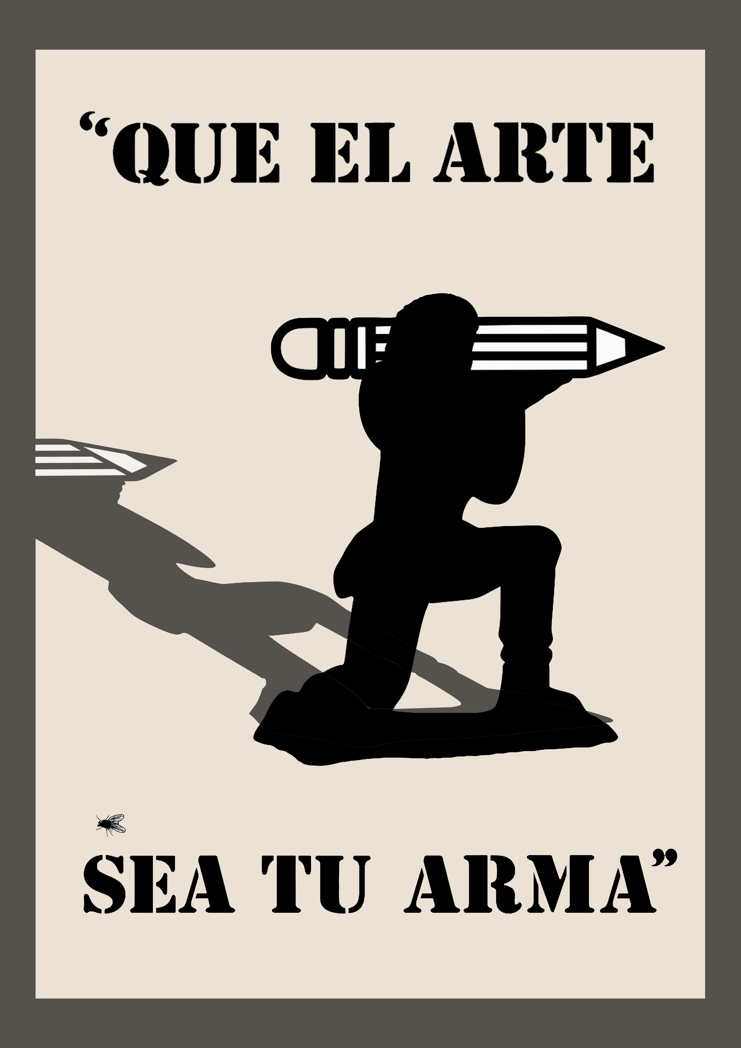 Que el Arte Sea tu Arma street & city poster artwork — premium matte giclée print by CAPSIZE