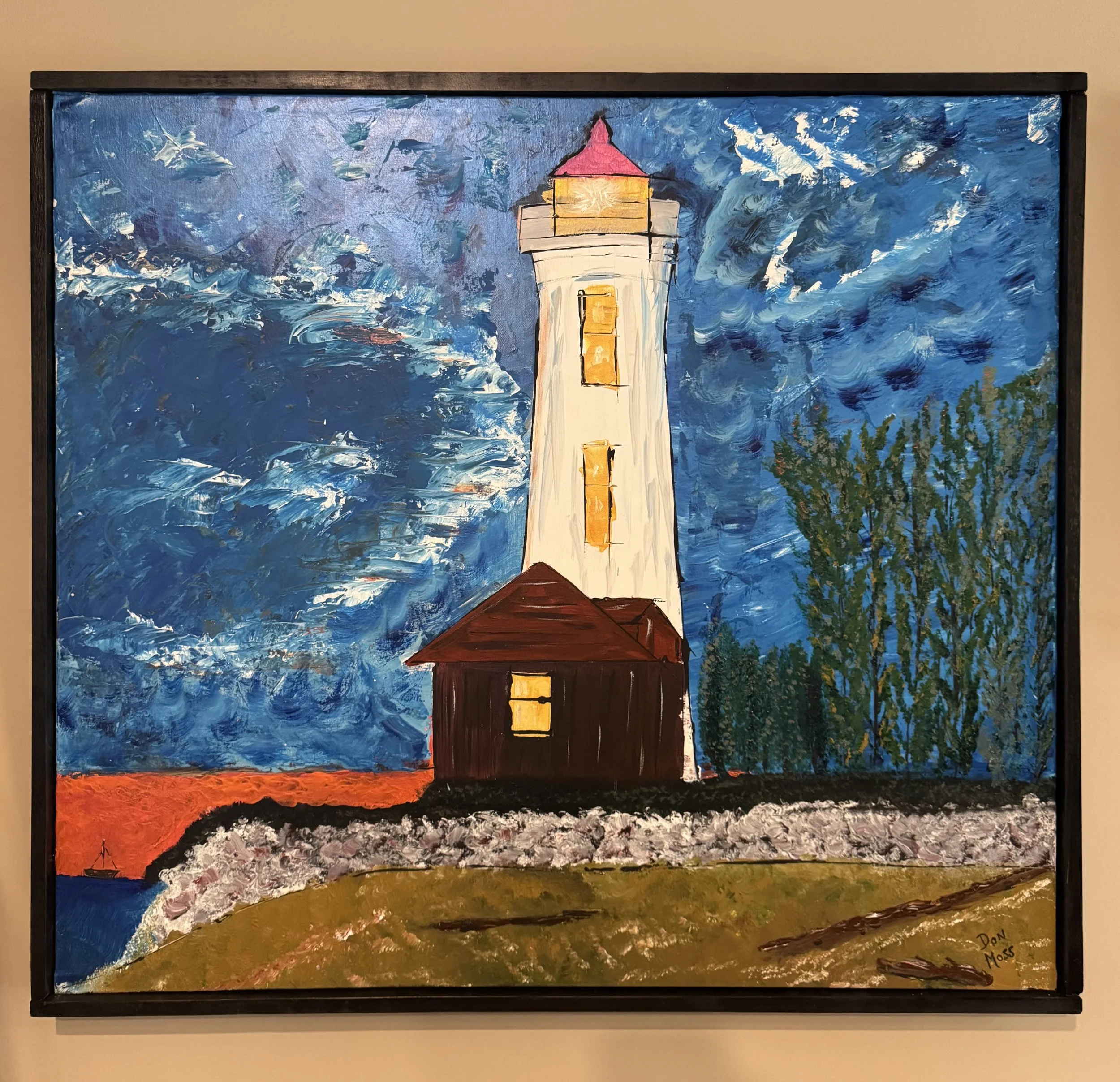 Framed Lighthouse by the sea.jpg