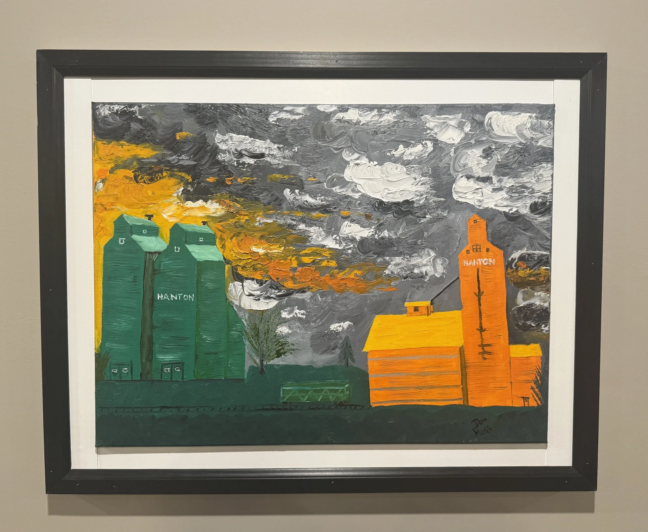 Nanton grain Elavator framed .jpg