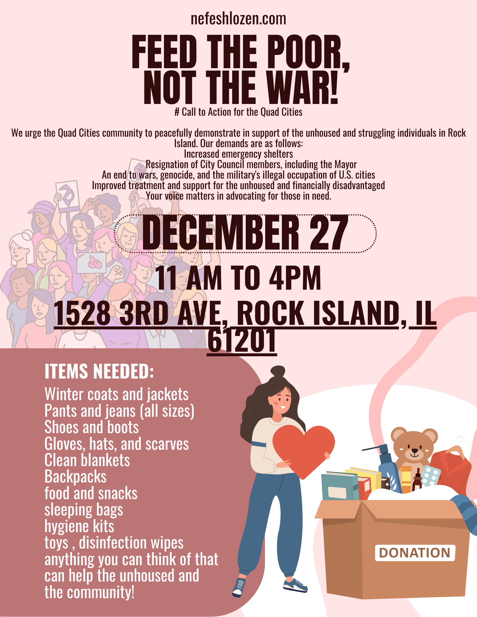 Feed the Poor, Not the War!