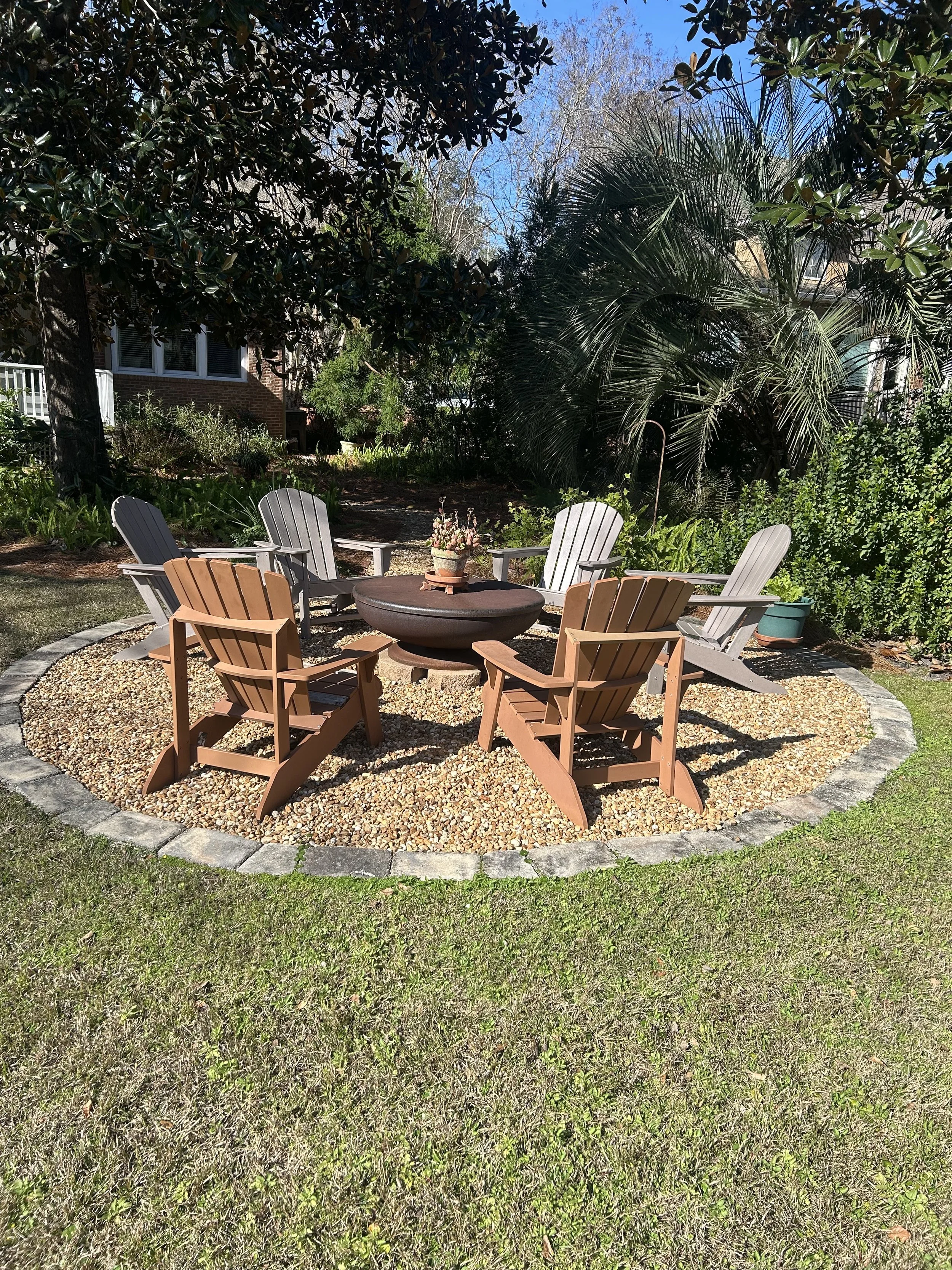 Fire Pit Hardscape Install