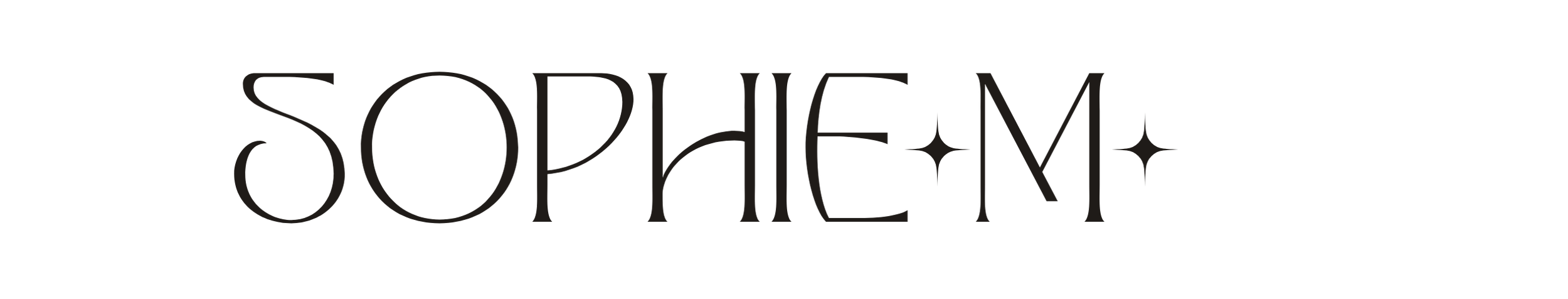 The word 'SOPHIE✨✨' written in stylized black font with sparkles, on a transparent background.