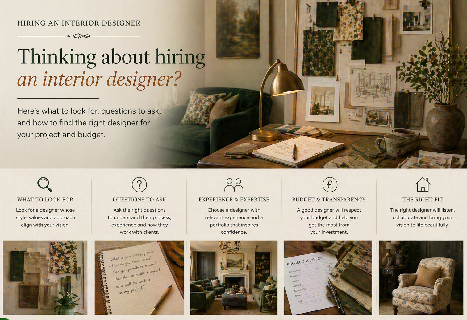 How to Choose an Interior Designer: 8 Questions to Ask
