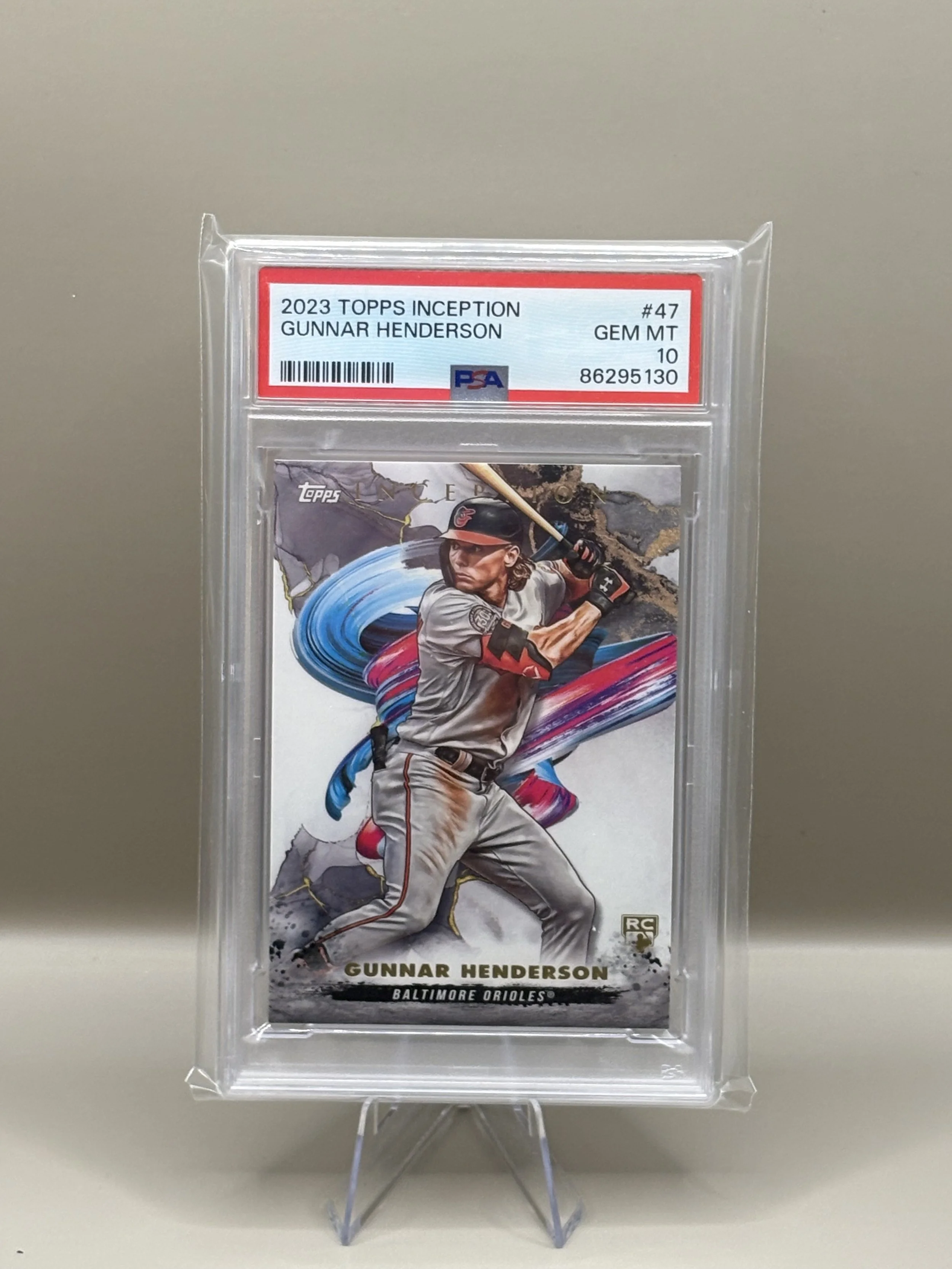 2023 Topps Inception Gunnar Henderson PSA 10