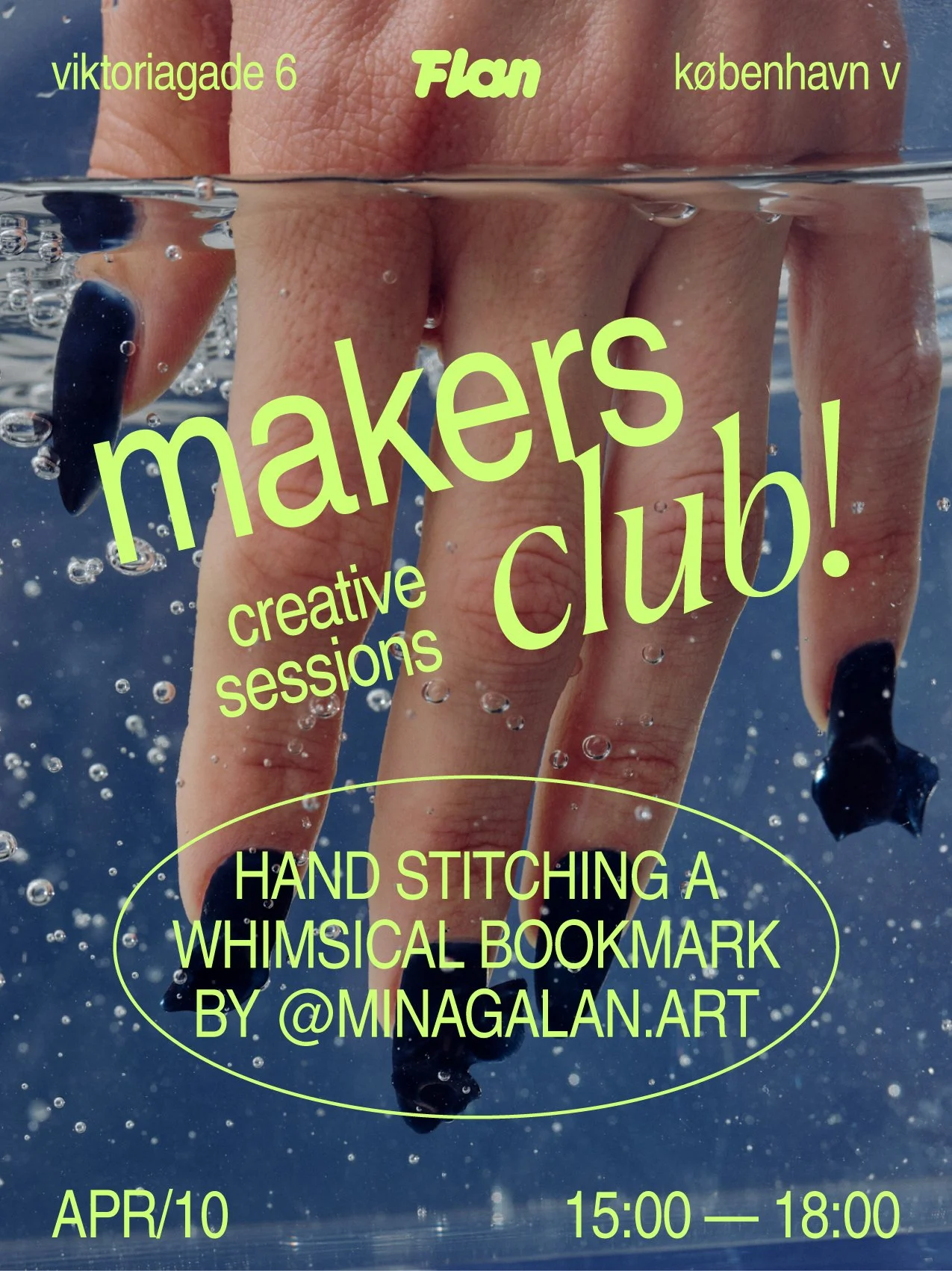 Makers Club — Hand Stitching a Whimsical Bookmark w/ @minagalan.art