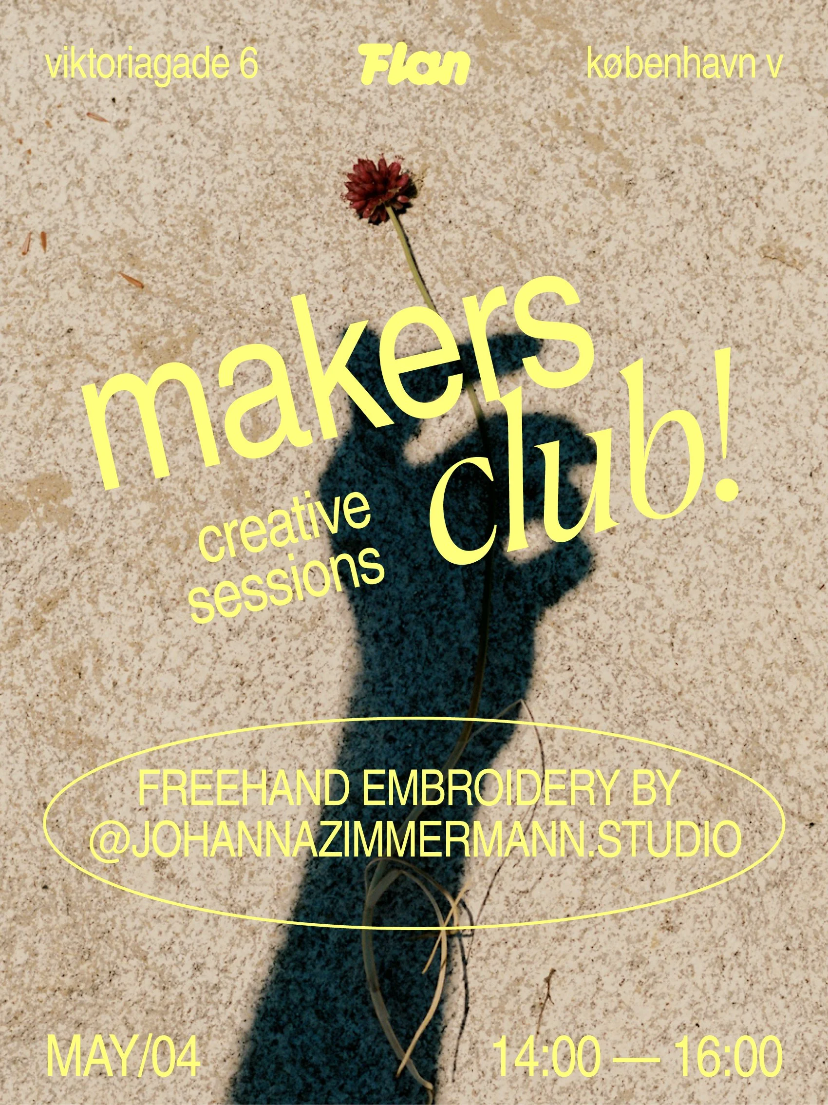 Makers Club — Freehand embroidery w/ @johannazimmermann.studio