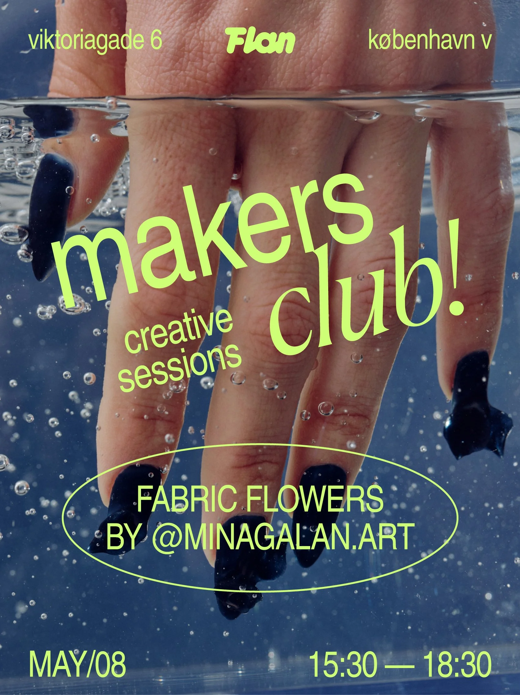 Makers Club — Fabric flowers with @minagalan.art