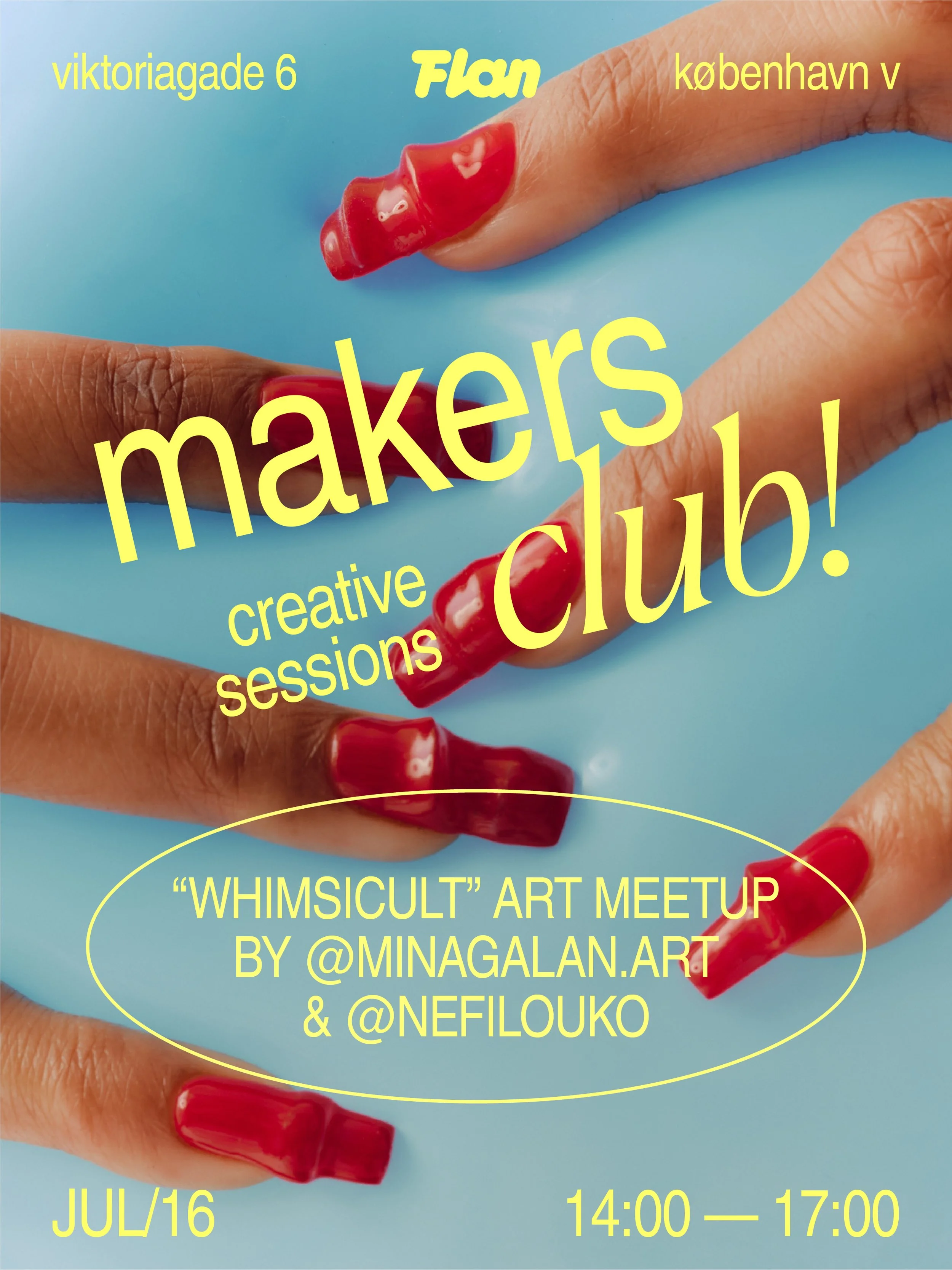 Makers Club — "Whimsicult" Art Meetup with @minagalan.art & @nefilouko