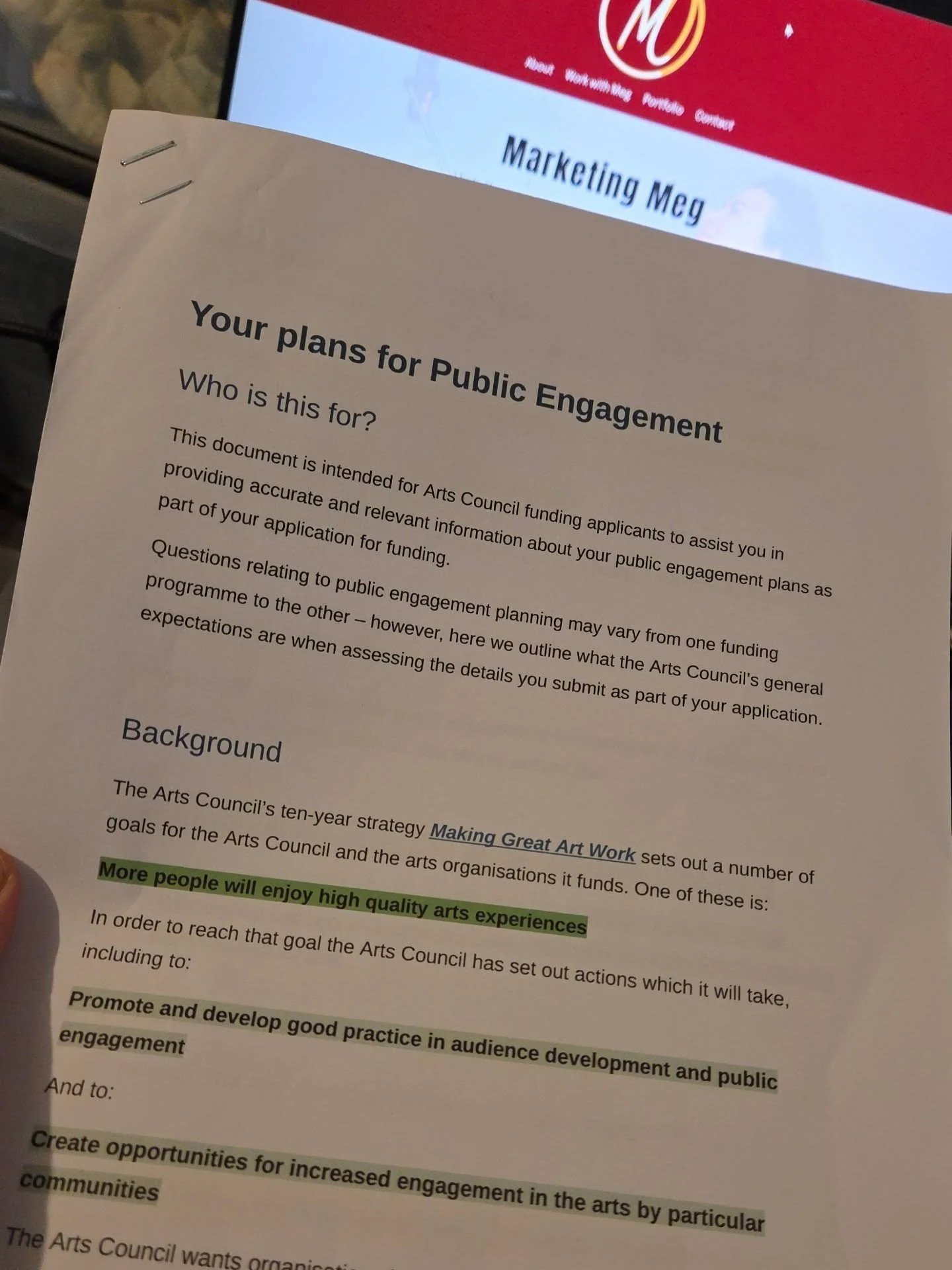 That time of year where my days become consumed with public engagement plans 📝

No matter how many times I read this document, I always need to refer back to it when I start writing!

#publicengagementplan #audiencedisseminationplan