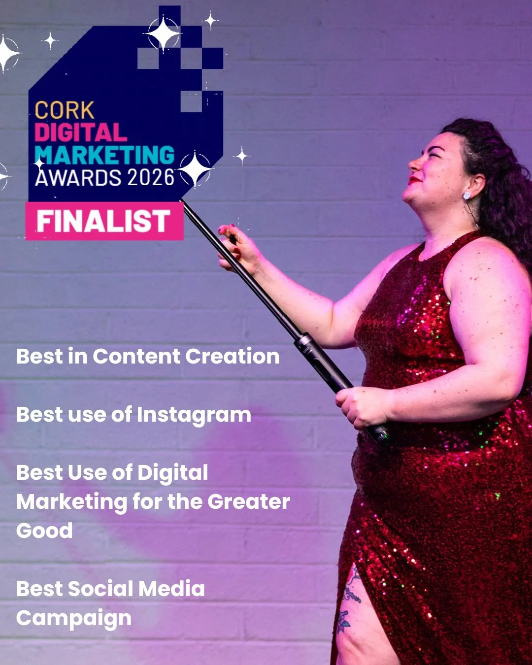 I am beyond ecstatic to share that my work with @circusfactorycork has made it to the finals of the Cork Digital Marketing Awards 2026.🥳🥳

All four award submissions have been selected: 
⭐️ Best in Content Creation
⭐️ Best use of Instagram
⭐️ Best 