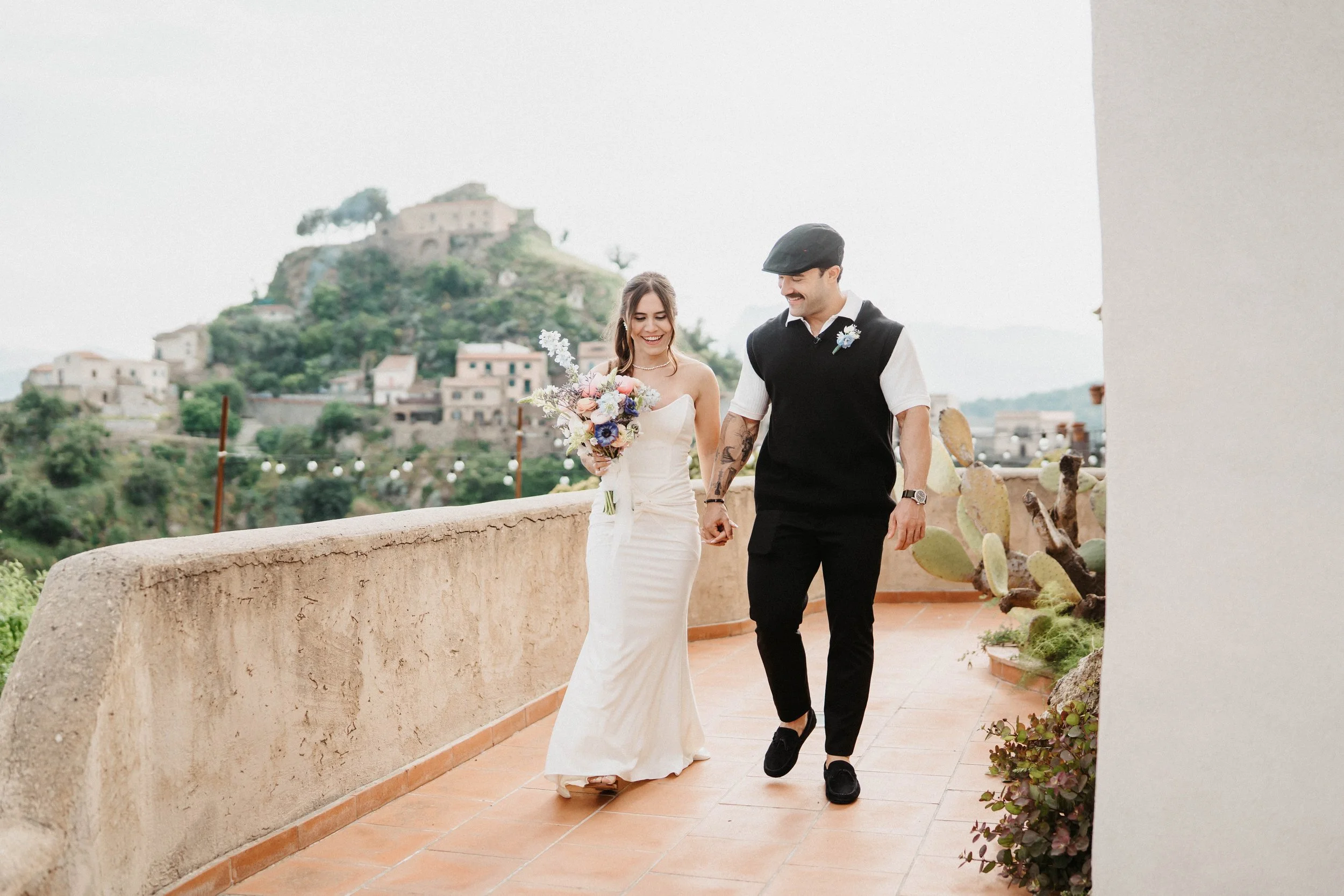 An elopement in Savoca, Sicily. 