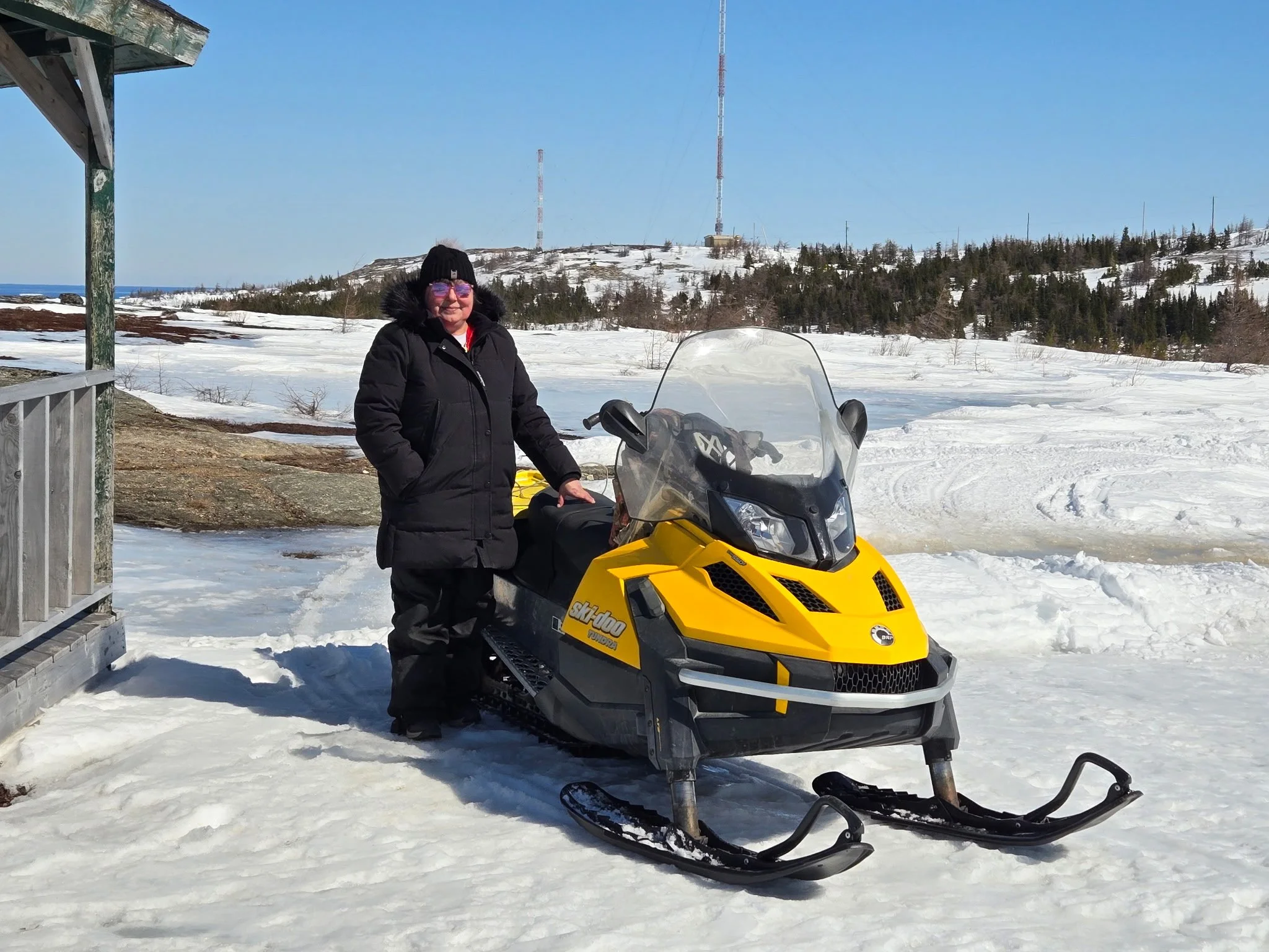 Snowmobiling