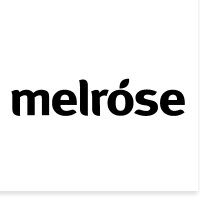 Melrose logo in black text on a white background.