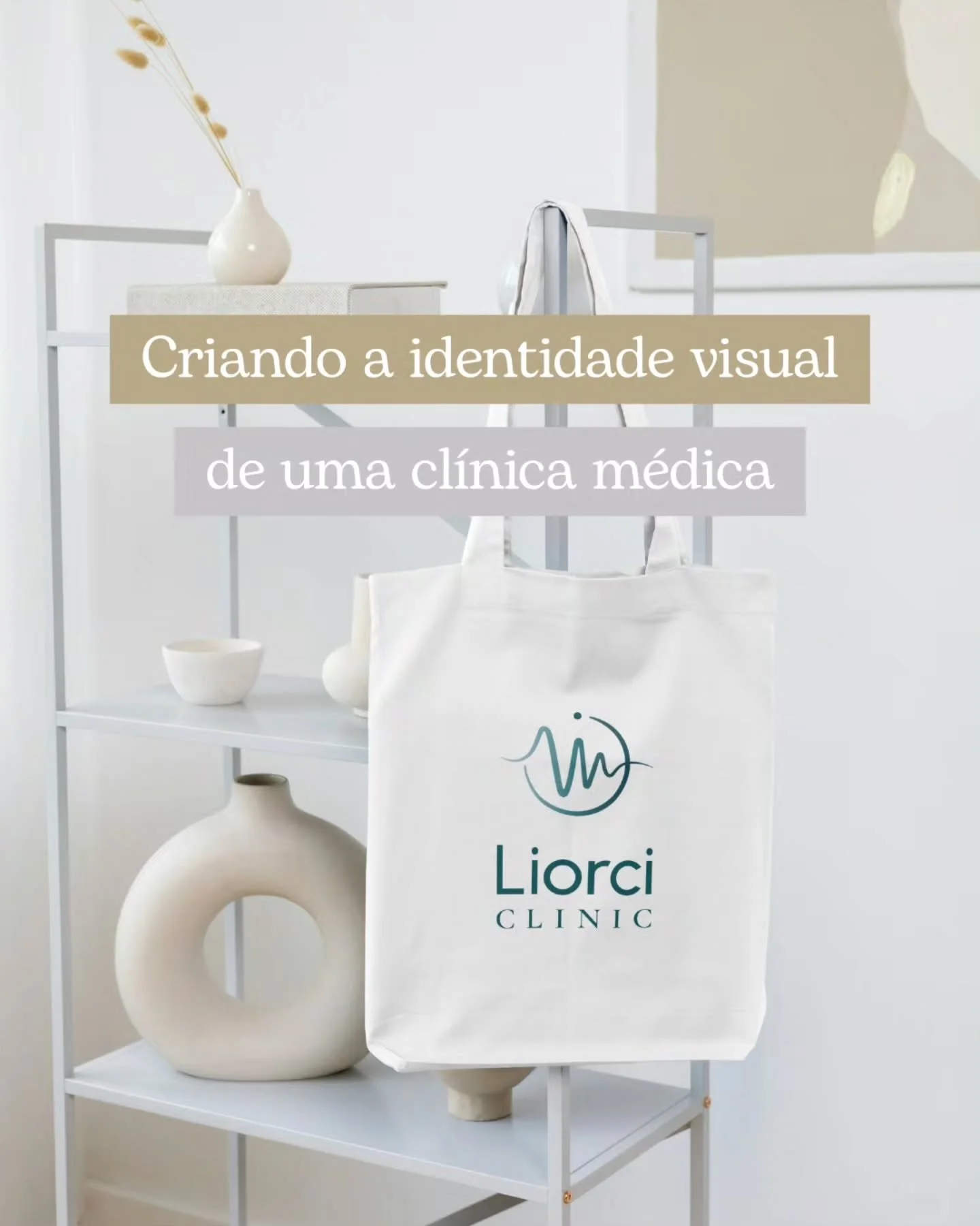 ✍️ No projeto de design de marca da Liorci Cl&iacute;nica M&eacute;dica cada detalhe foi escolhido com cuidado para comunicar a ess&ecirc;ncia da marca:

✔️ S&iacute;mbolo com curvas suaves que representam a sa&uacute;de e o cuidado com o ser humano;