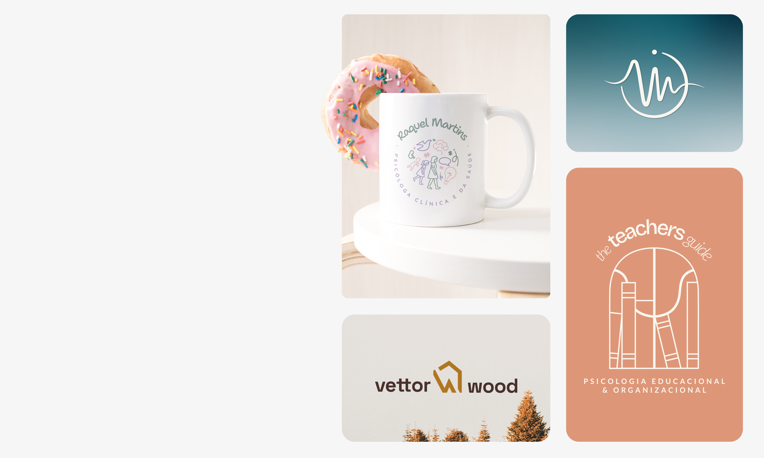 Creative Design Studio (Estúdio Criativo) com projetos de Brand Identity e Logotipos. Amanda Dias Design Criativo