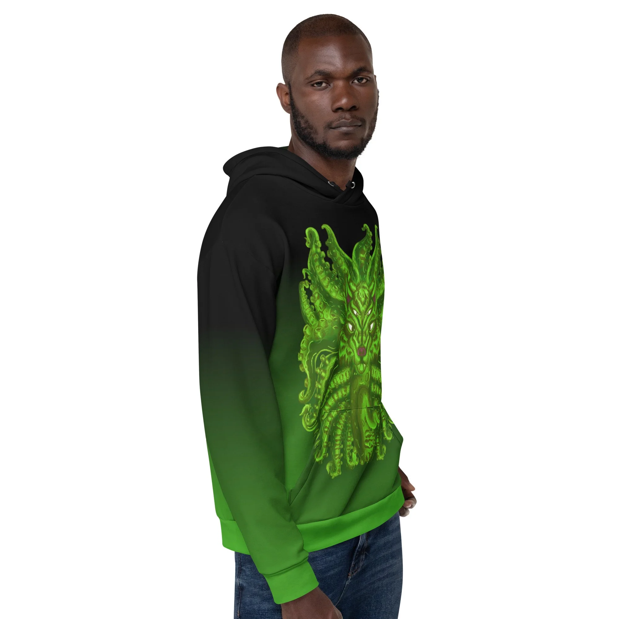 Radioactive Wolf Tulu Unisex Hoodie