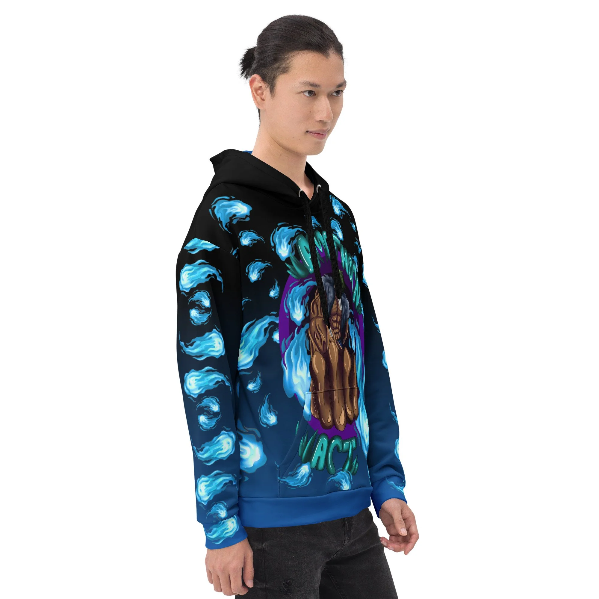 AMCThorn Art Blue Flamesplosion Unisex Hoodie