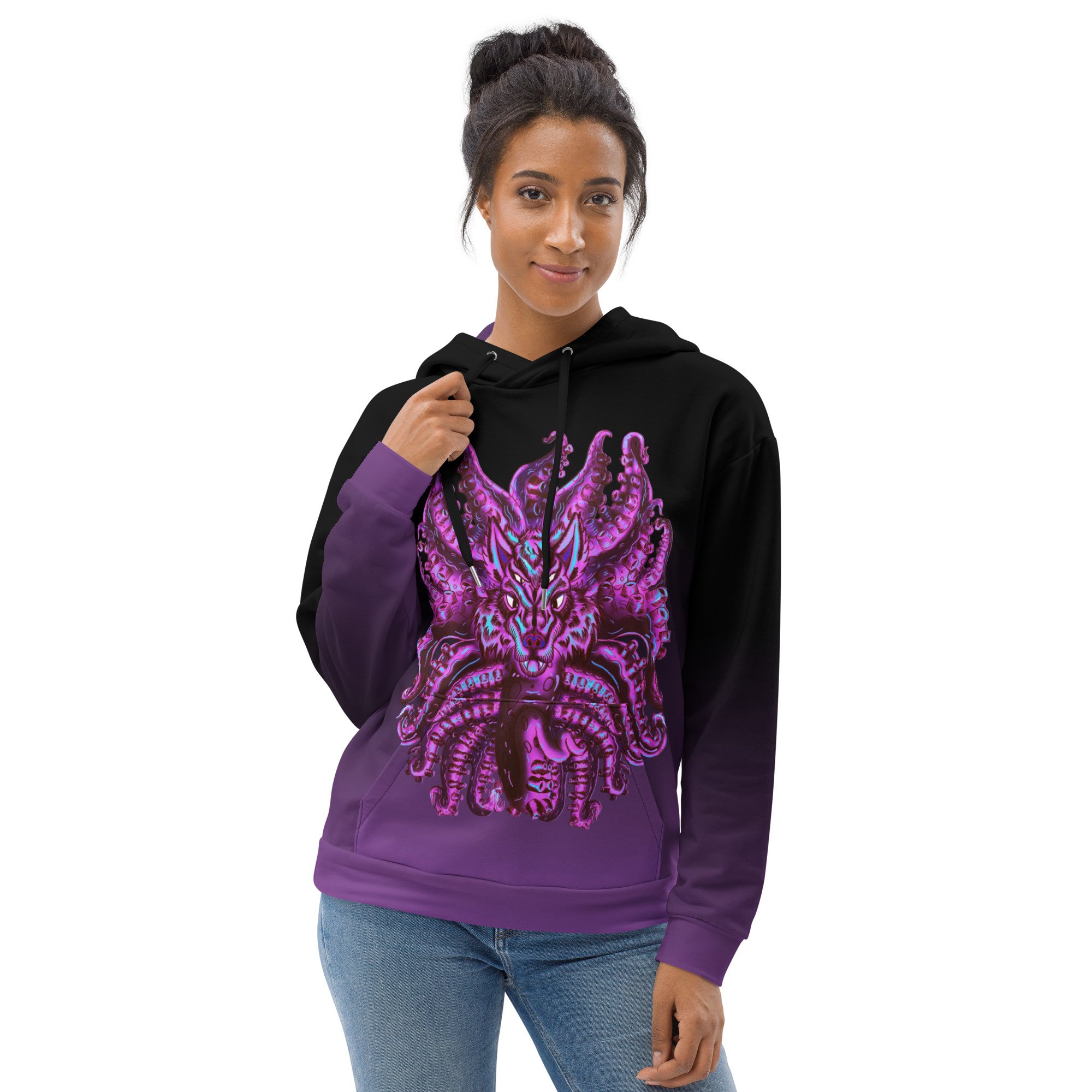 Cotton Candy Wolf Tulu Unisex Hoodie
