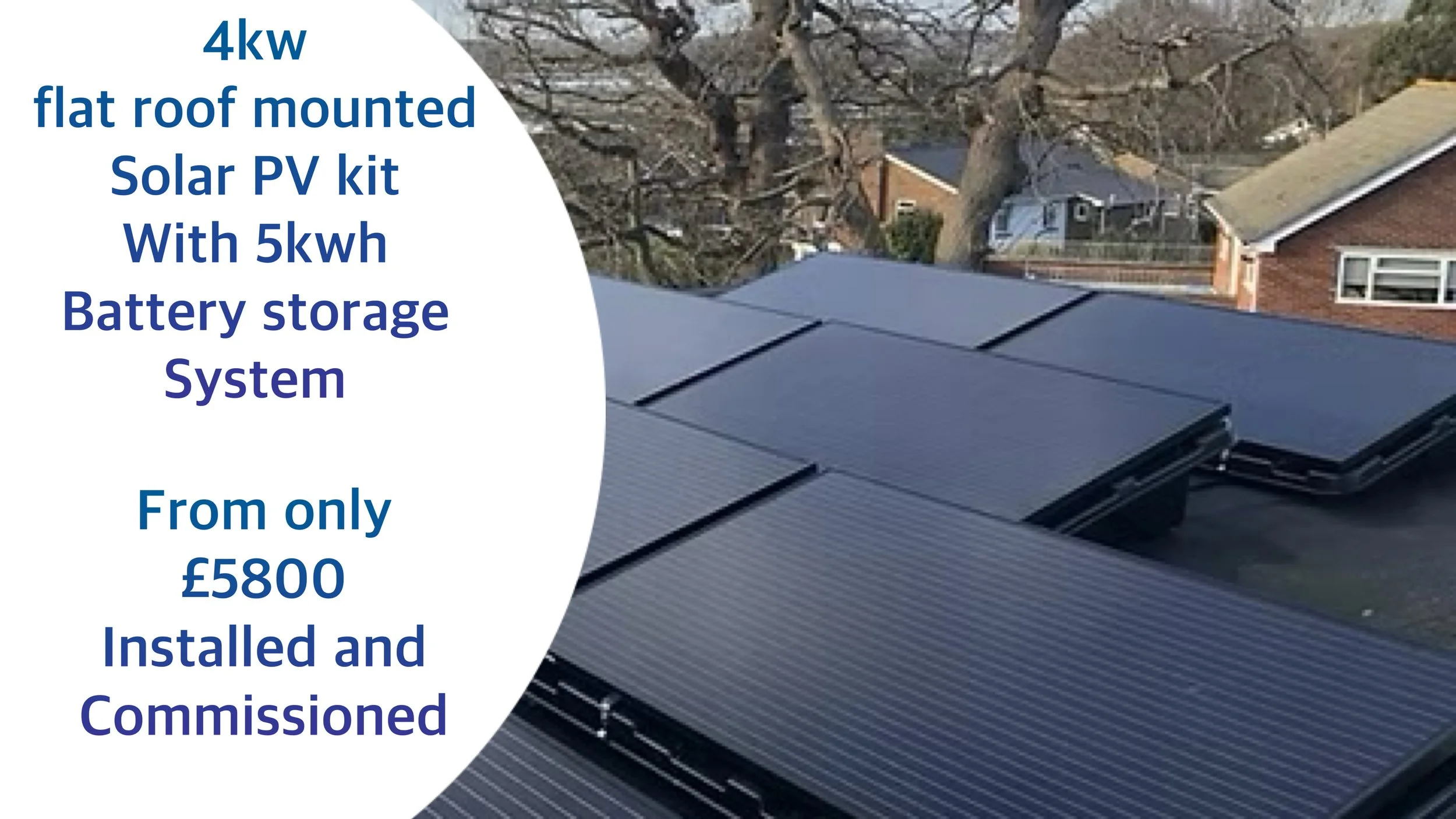 Solar PV - flat roof