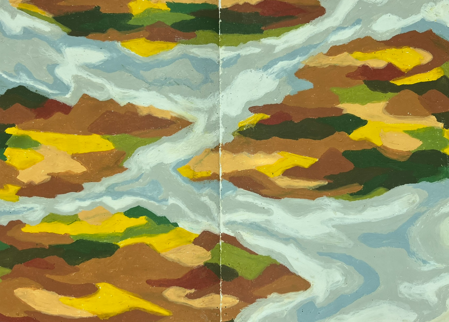 Fog Hills 3, sketch