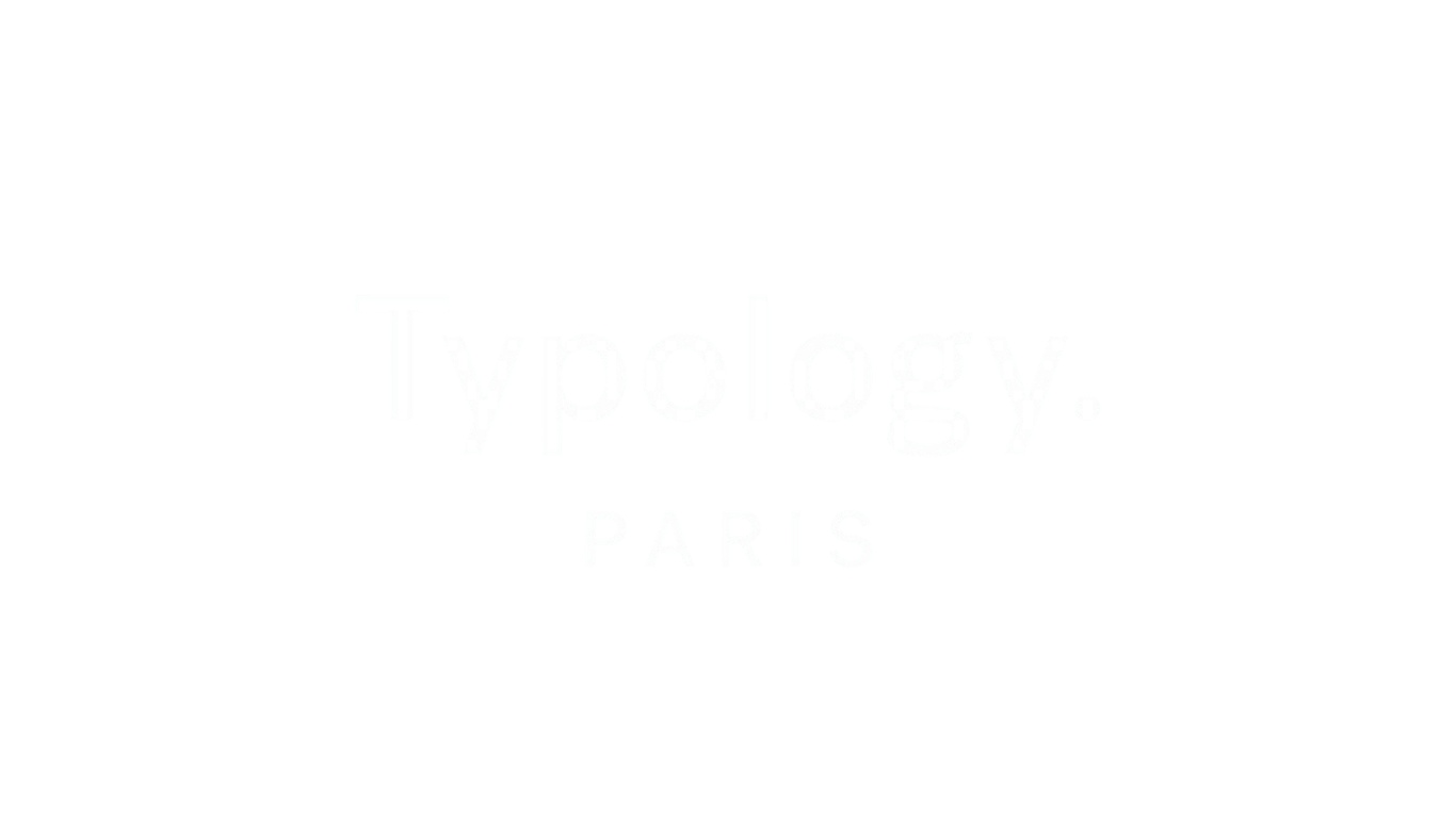 Skincare brand Typology logo, collaboration with Andrijana Darkov