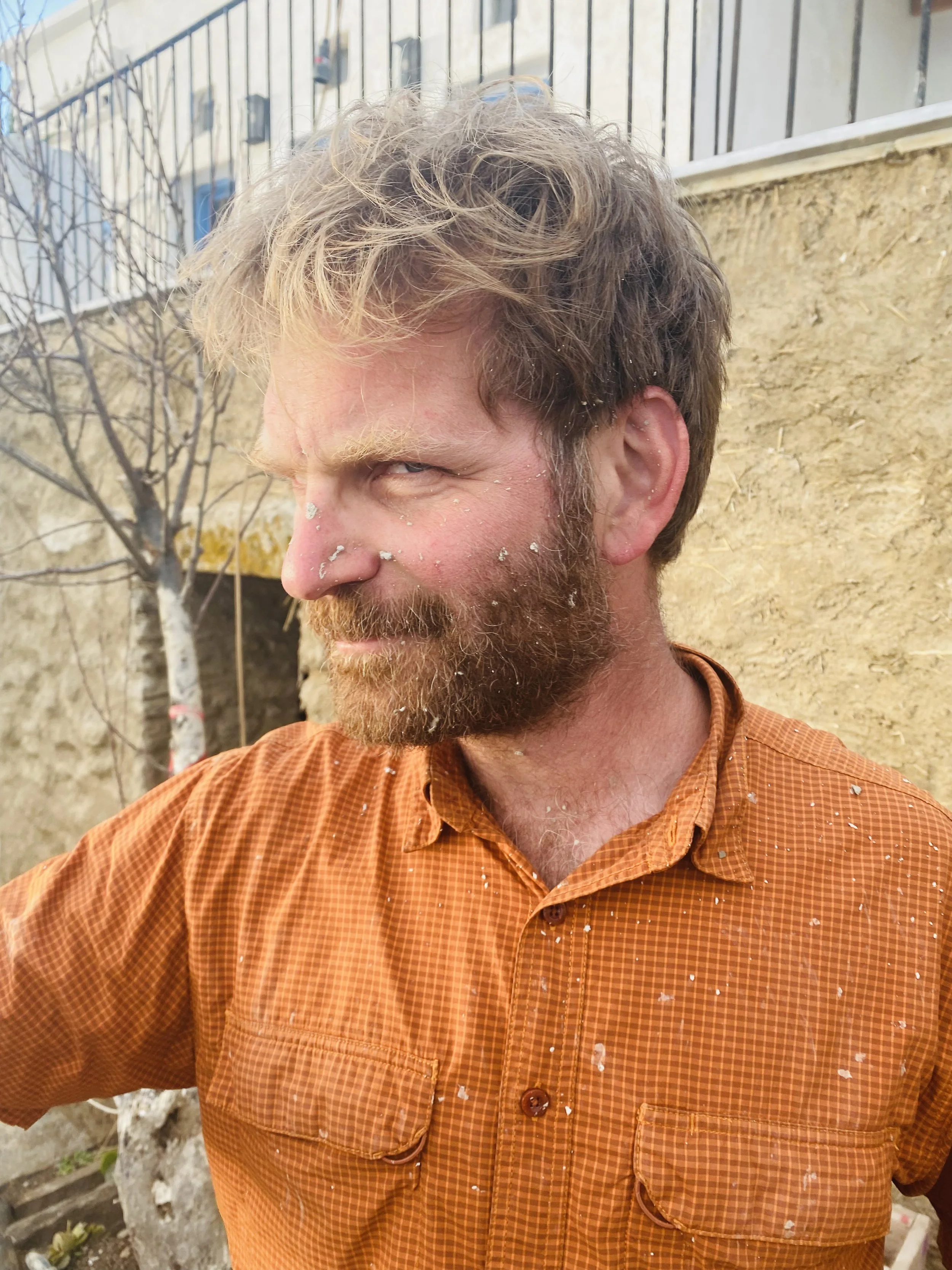 Dirty but smiling face