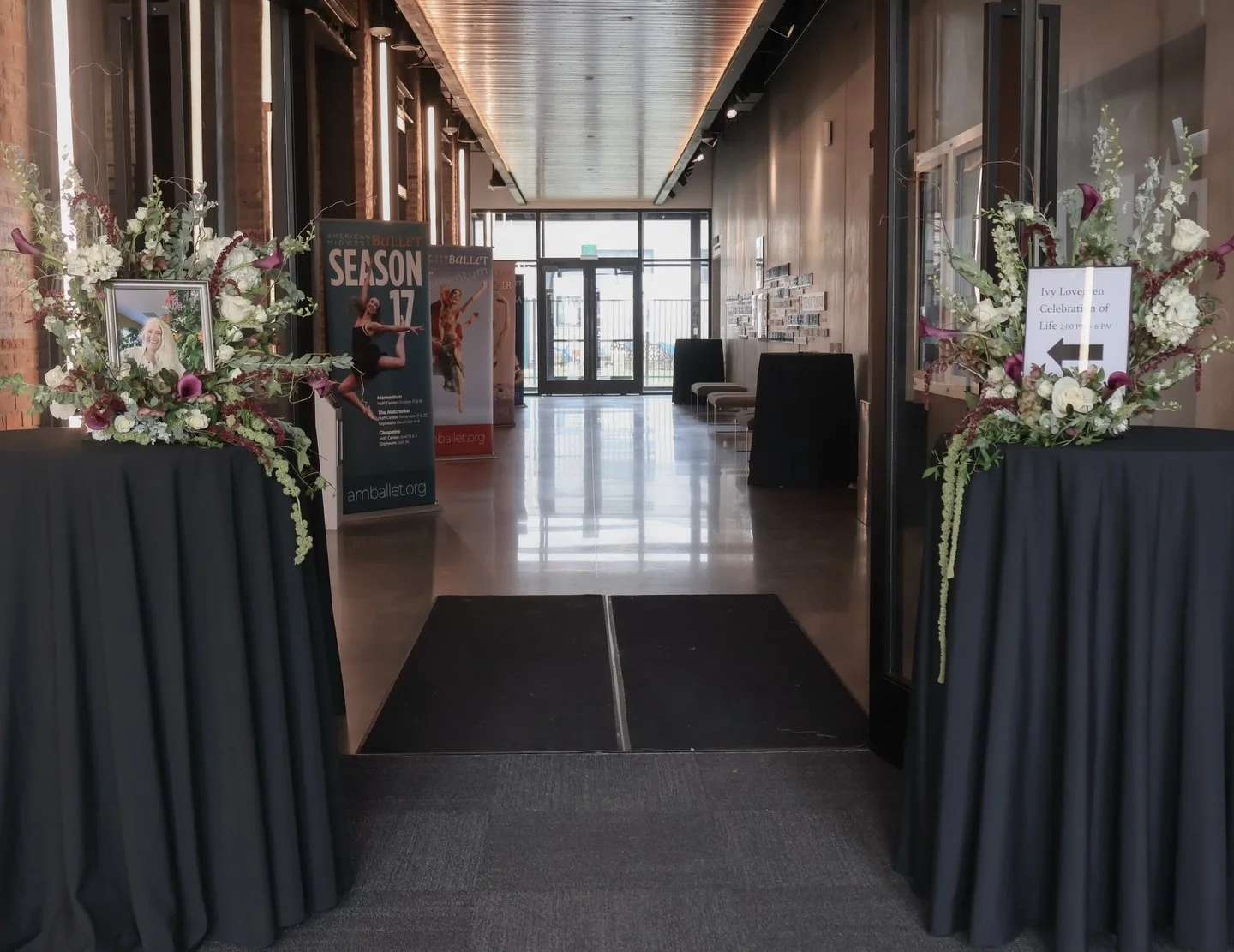 For Ivy 🤍

Created for a celebration of her life&mdash;
each piece designed to guide, to hold, and to quietly frame the moments in between.

Florals placed with intention,
not just to be seen,
but to be felt throughout the space.

#JoonAndBloom
#Flo