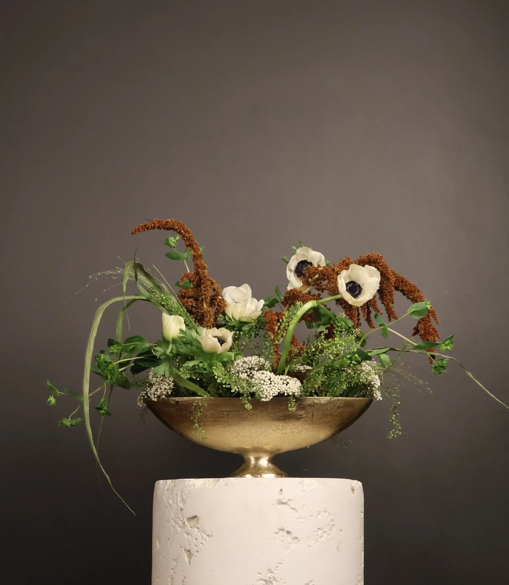 Some arrangements are less about flowers and more about the feeling behind them.

This one was created for a very special birthday. For my husband, the best Baba to our girls, and the person who holds so much of our world together.

Layered texture, 