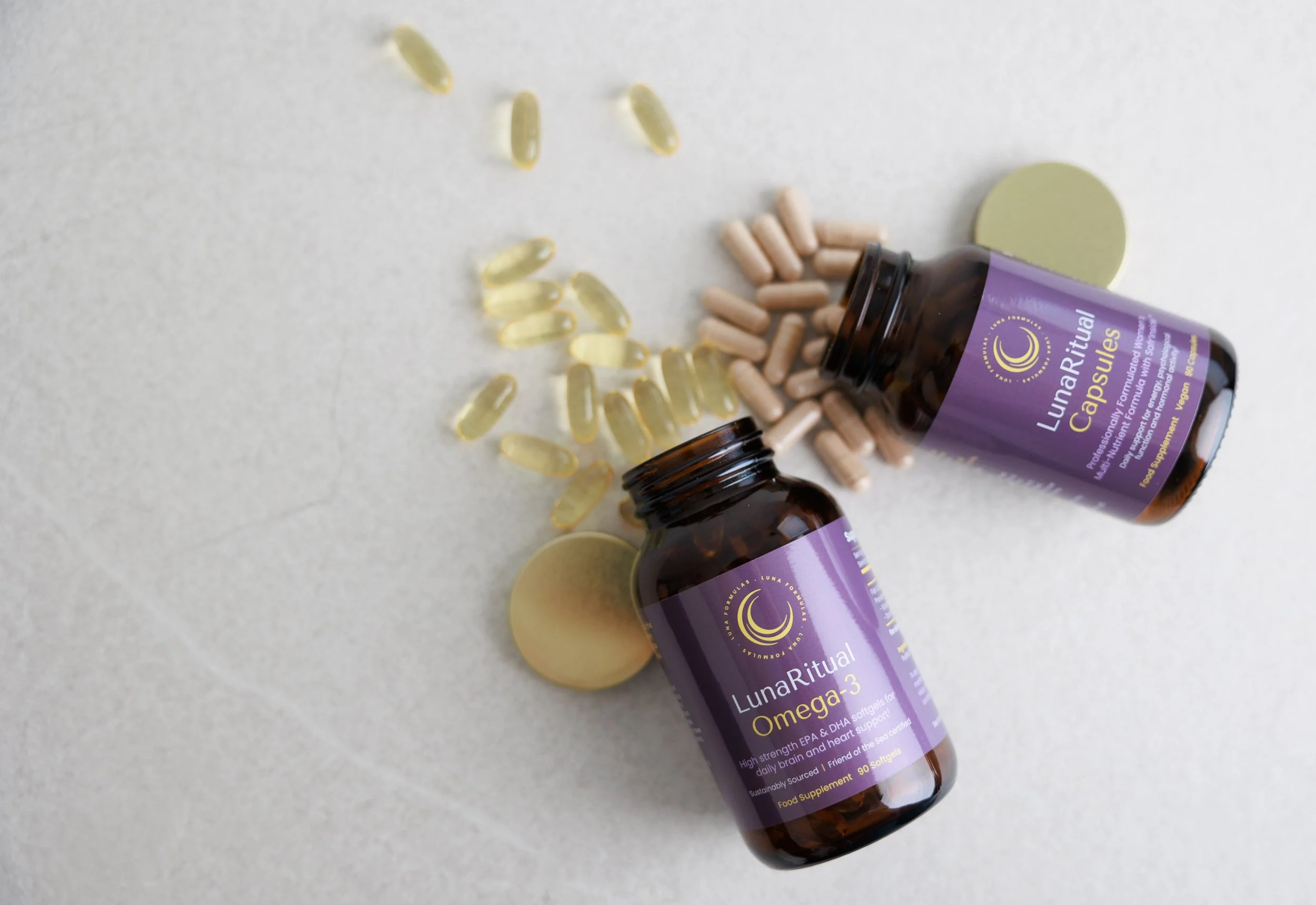 omega 3 and saffron supplement for mood and hormone balance