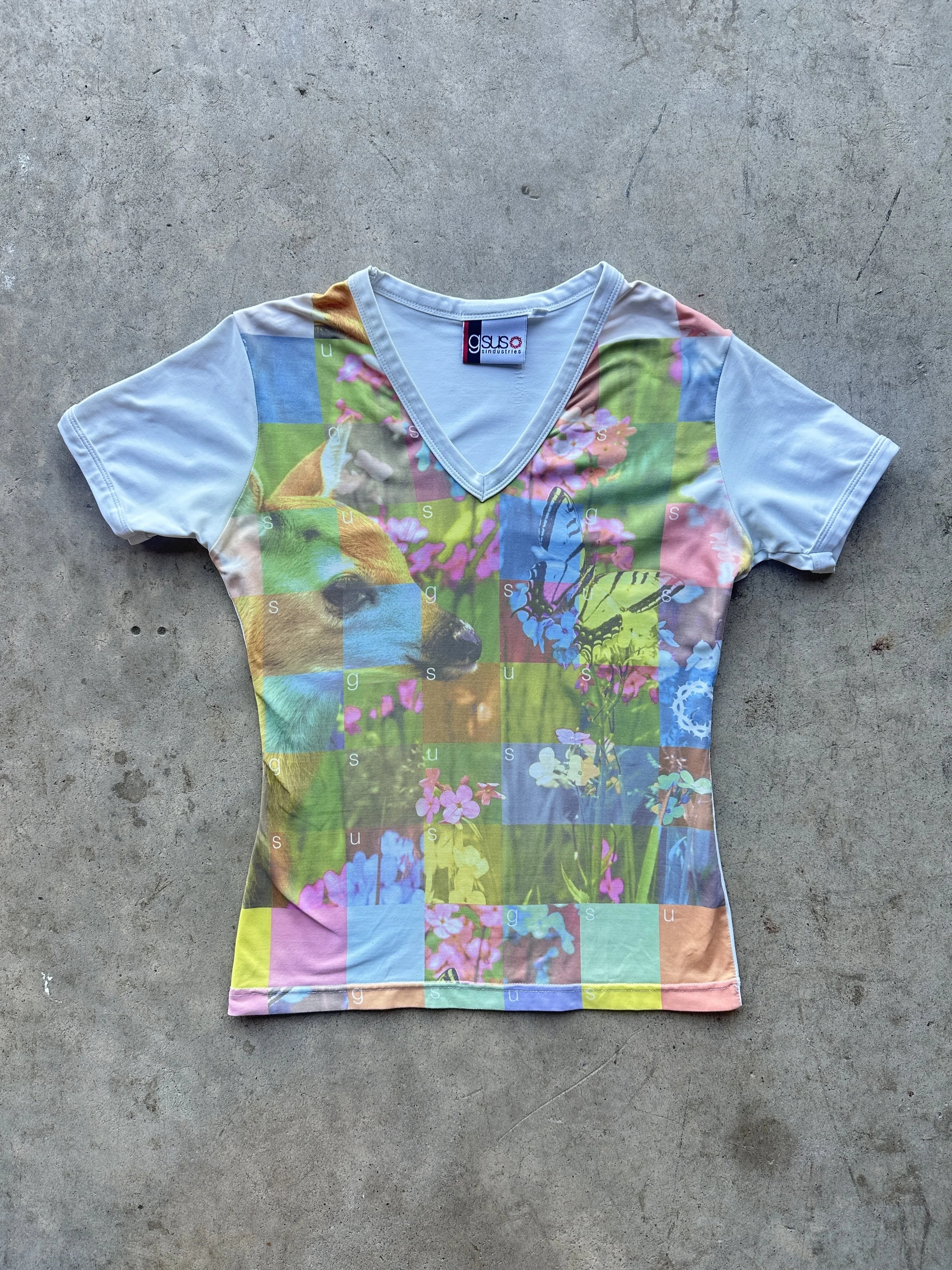 90s Gsus Sindustries graphic top