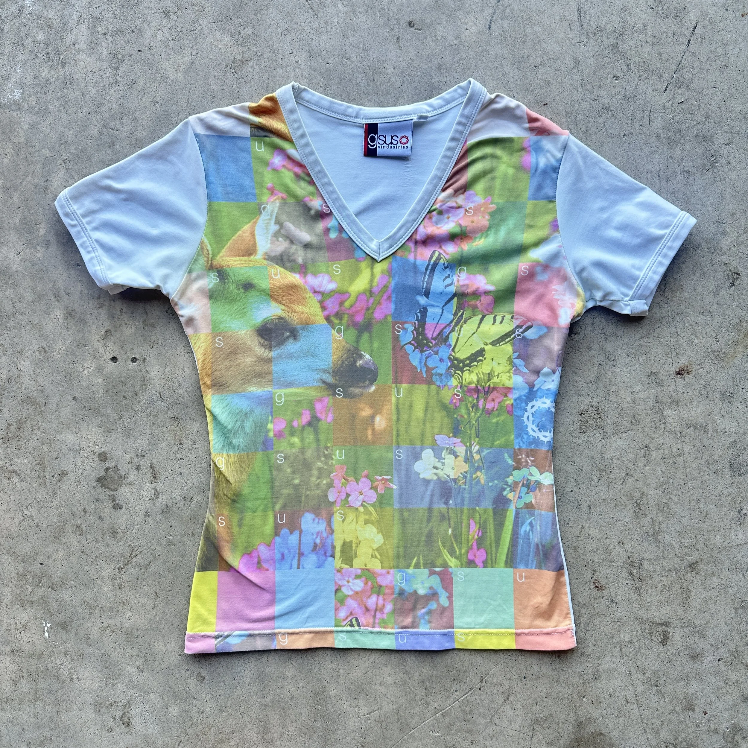 90s Gsus Sindustries graphic top