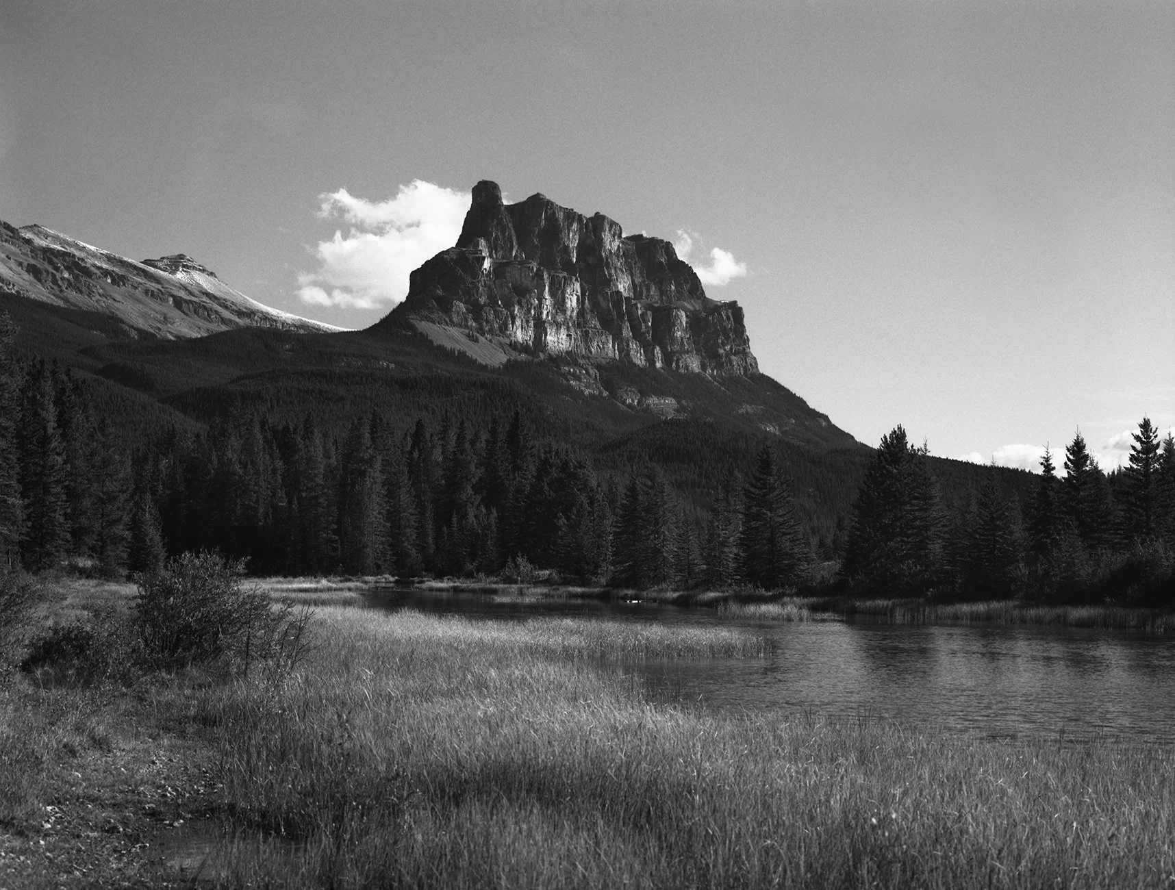Castle Mountain and Pond small.jpg