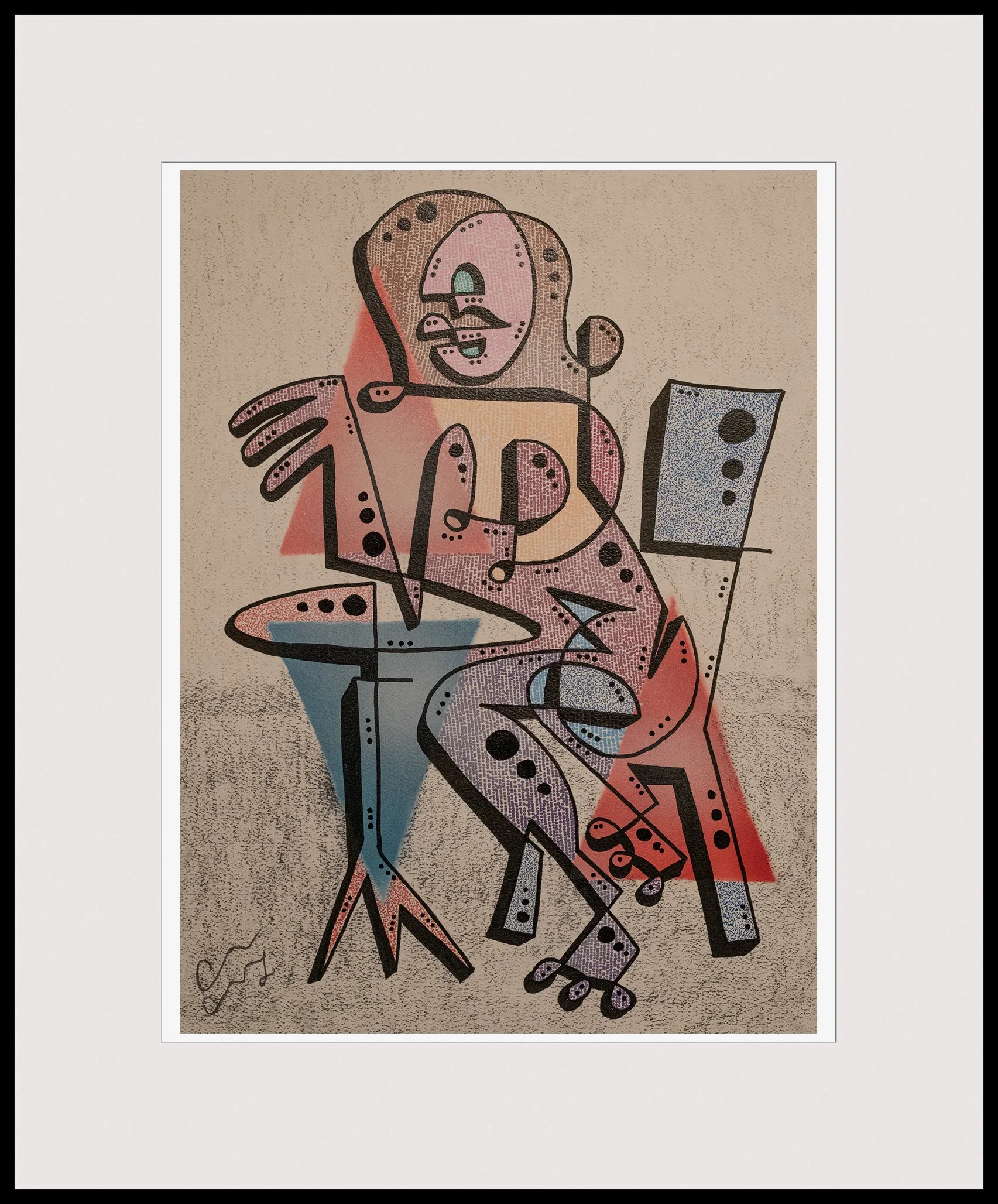 #37 Figure Sitting on Chair at Table (2026)