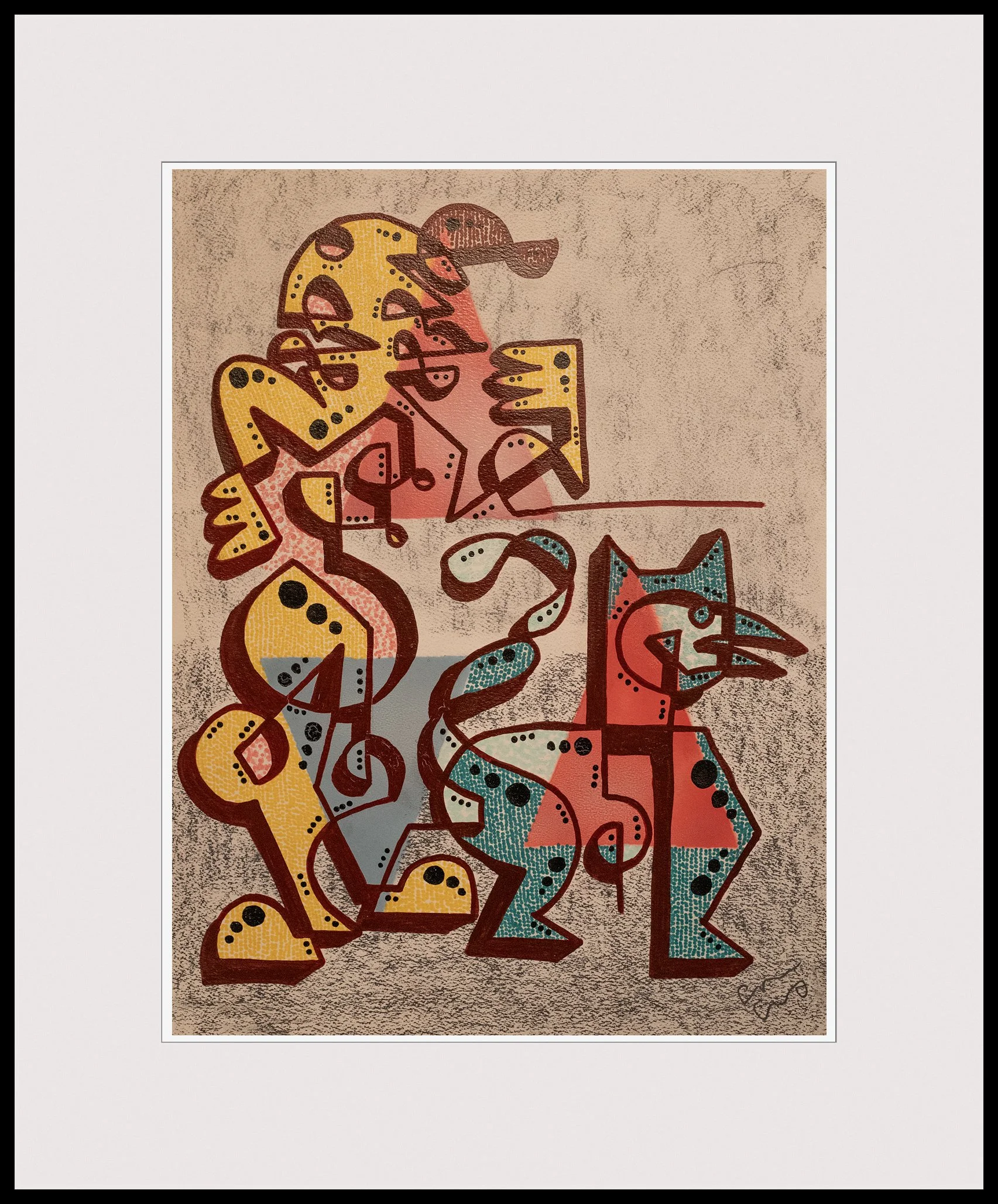 #25 Figure standing with Cat (2026)