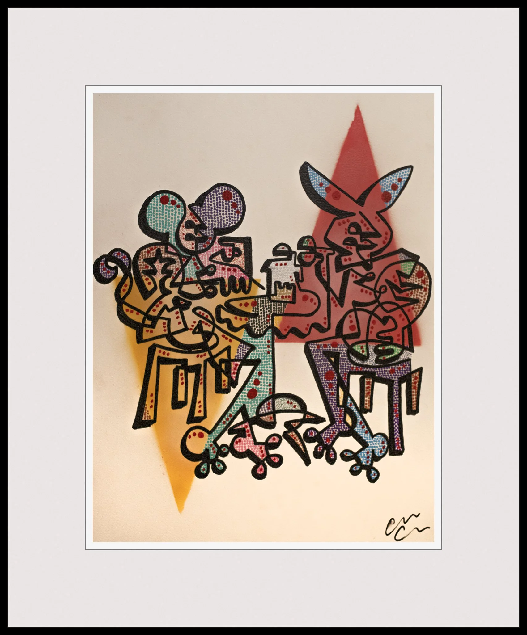 SMall Talk Mickey and Playboy Bunny Tea Time (2026) 18x24