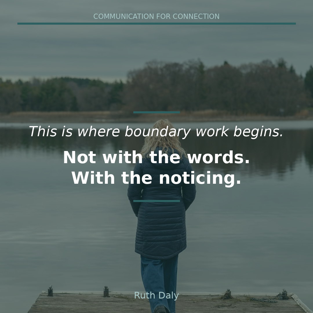 Where boundary work begins…